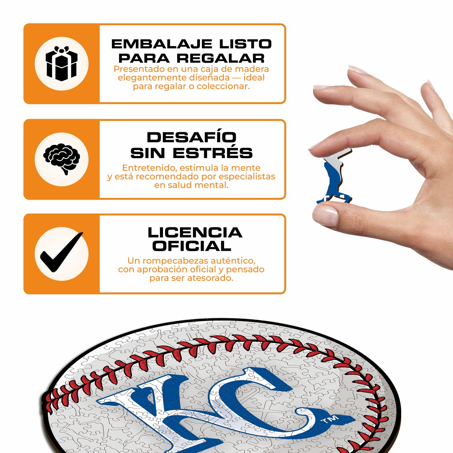 Kansas City Royals™ - Rompecabezas de Madera