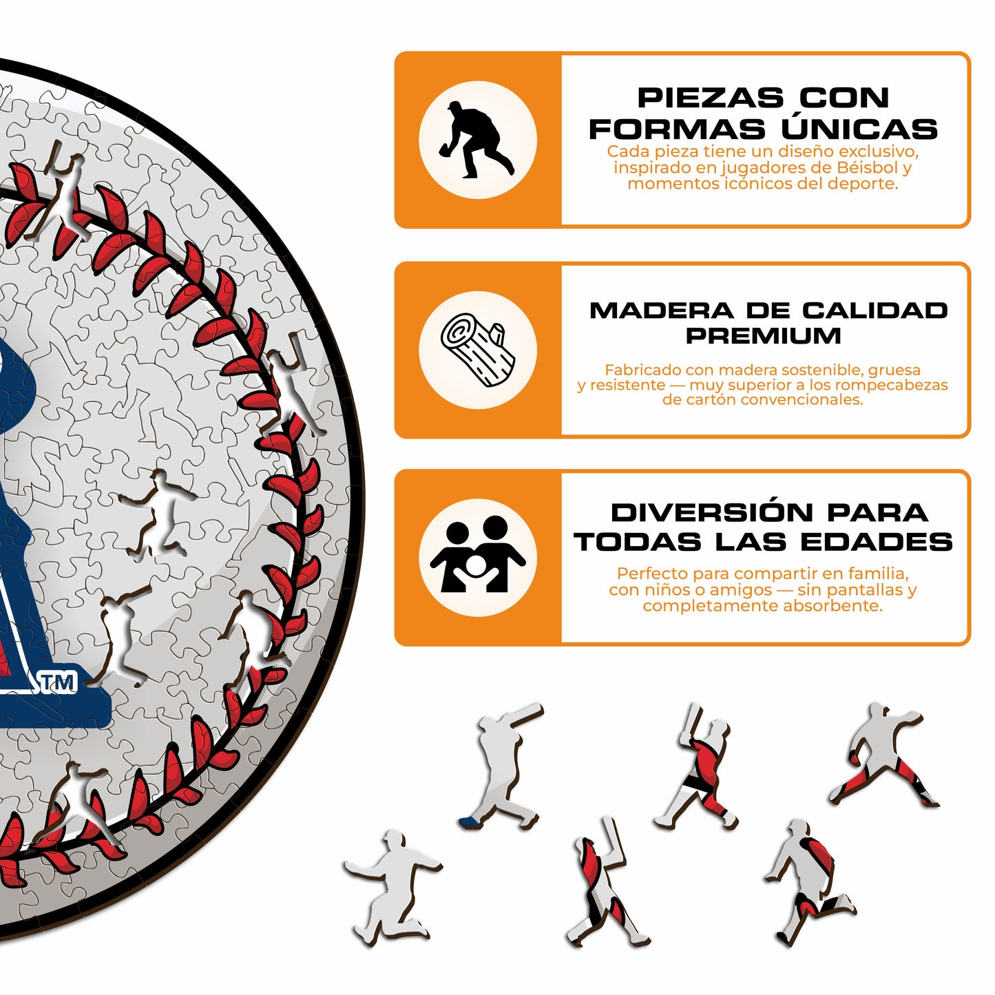Los Angeles Angels™ - Rompecabezas de Madera