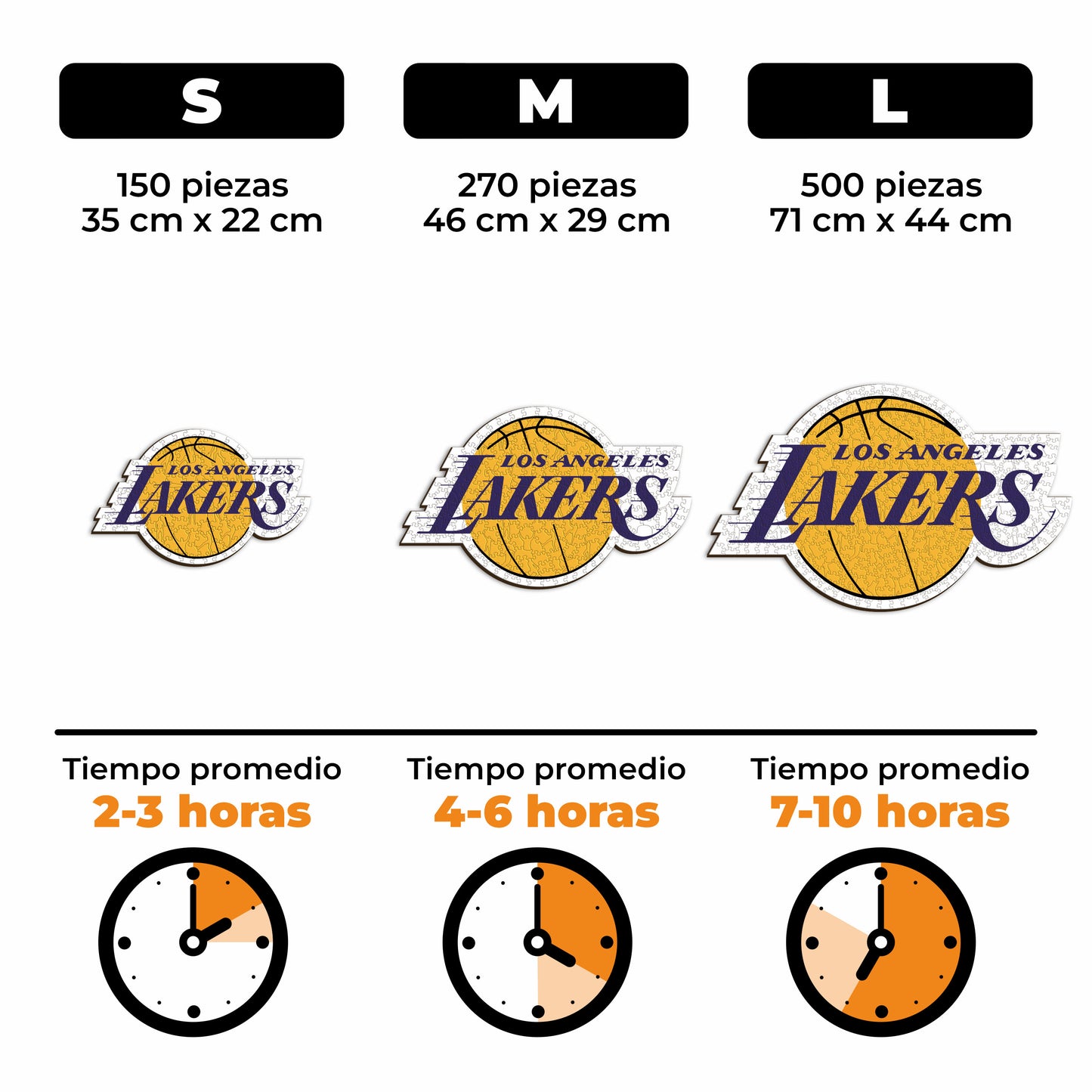 Los Angeles Lakers™ - Rompecabezas de Madera