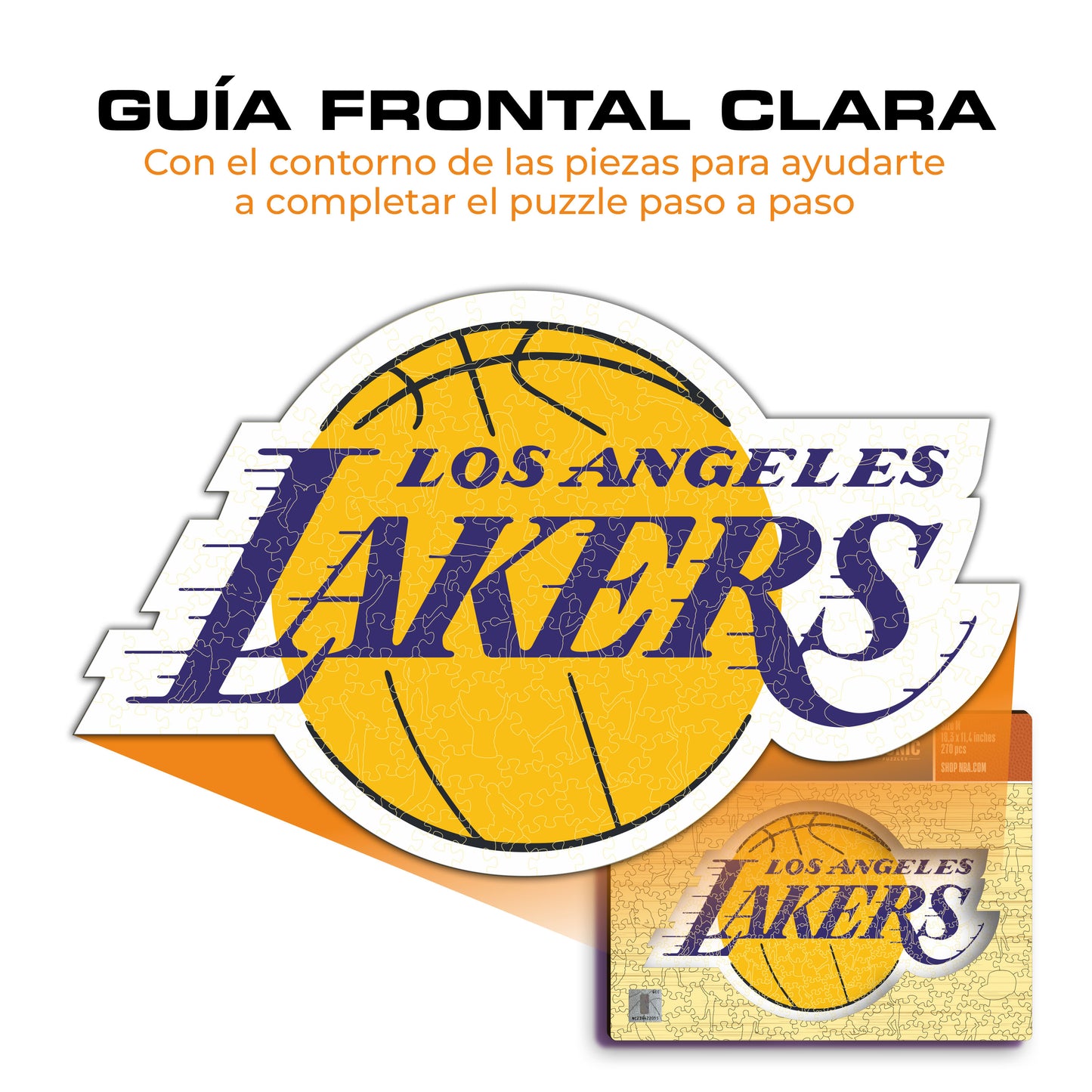 Los Angeles Lakers™ - Rompecabezas de Madera