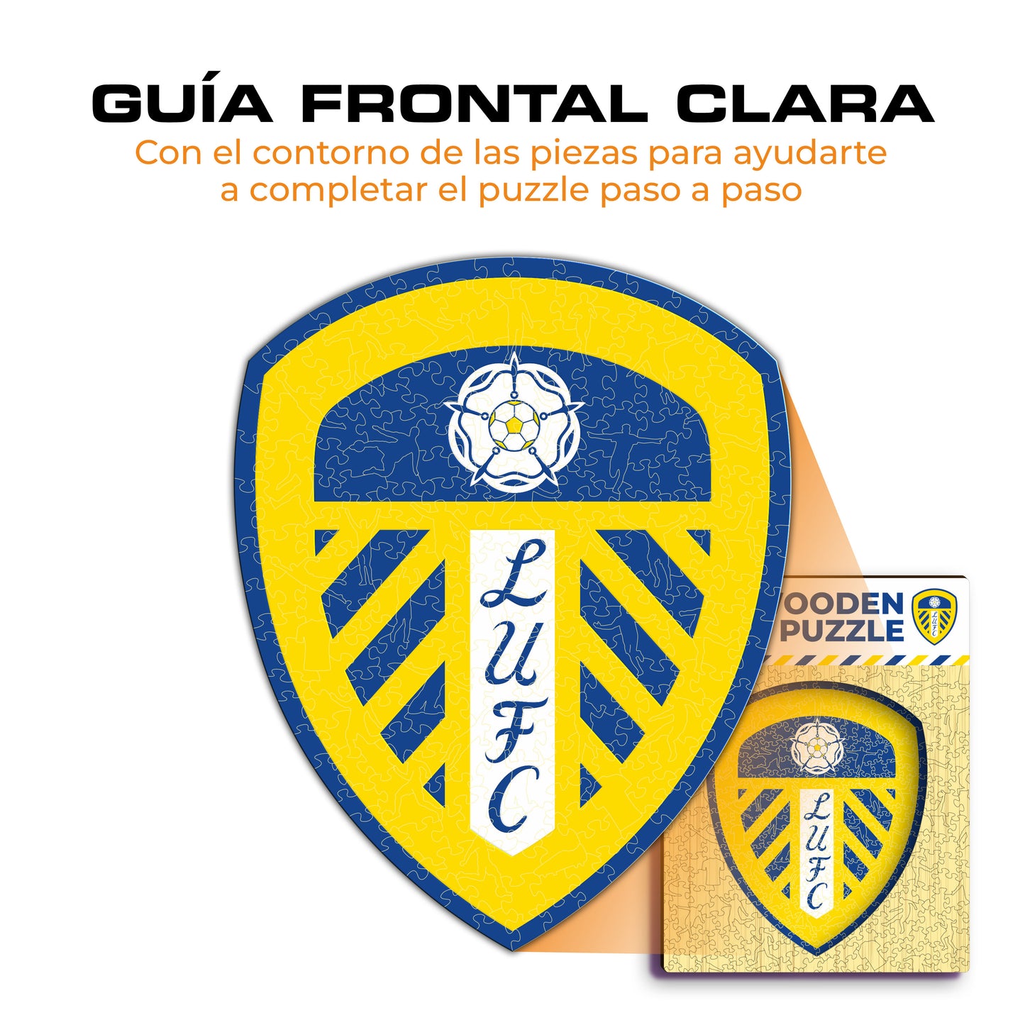 Leeds United FC® Escudo - Rompecabezas de Madera