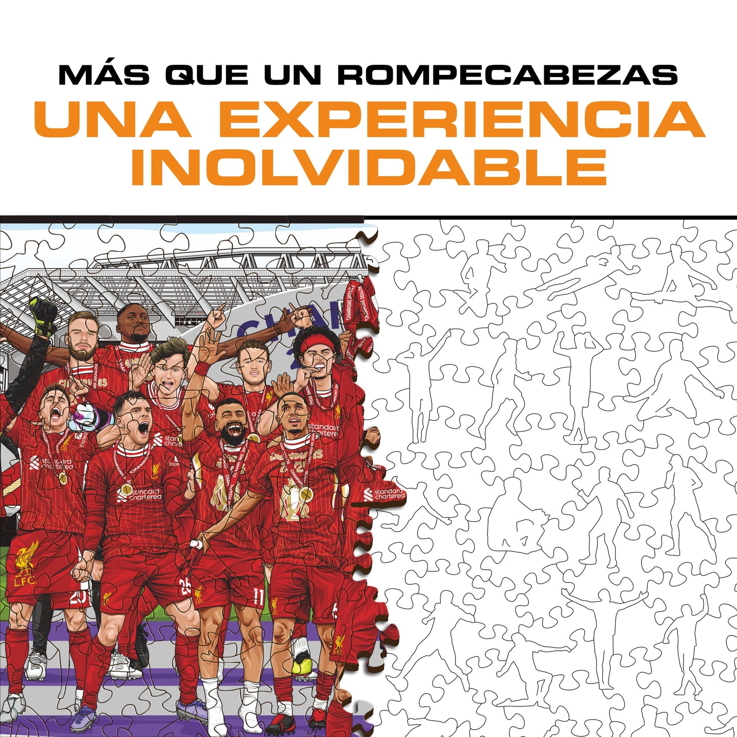 Liverpool FC® Premier League Champions 24/25 - Rompecabezas de Madera