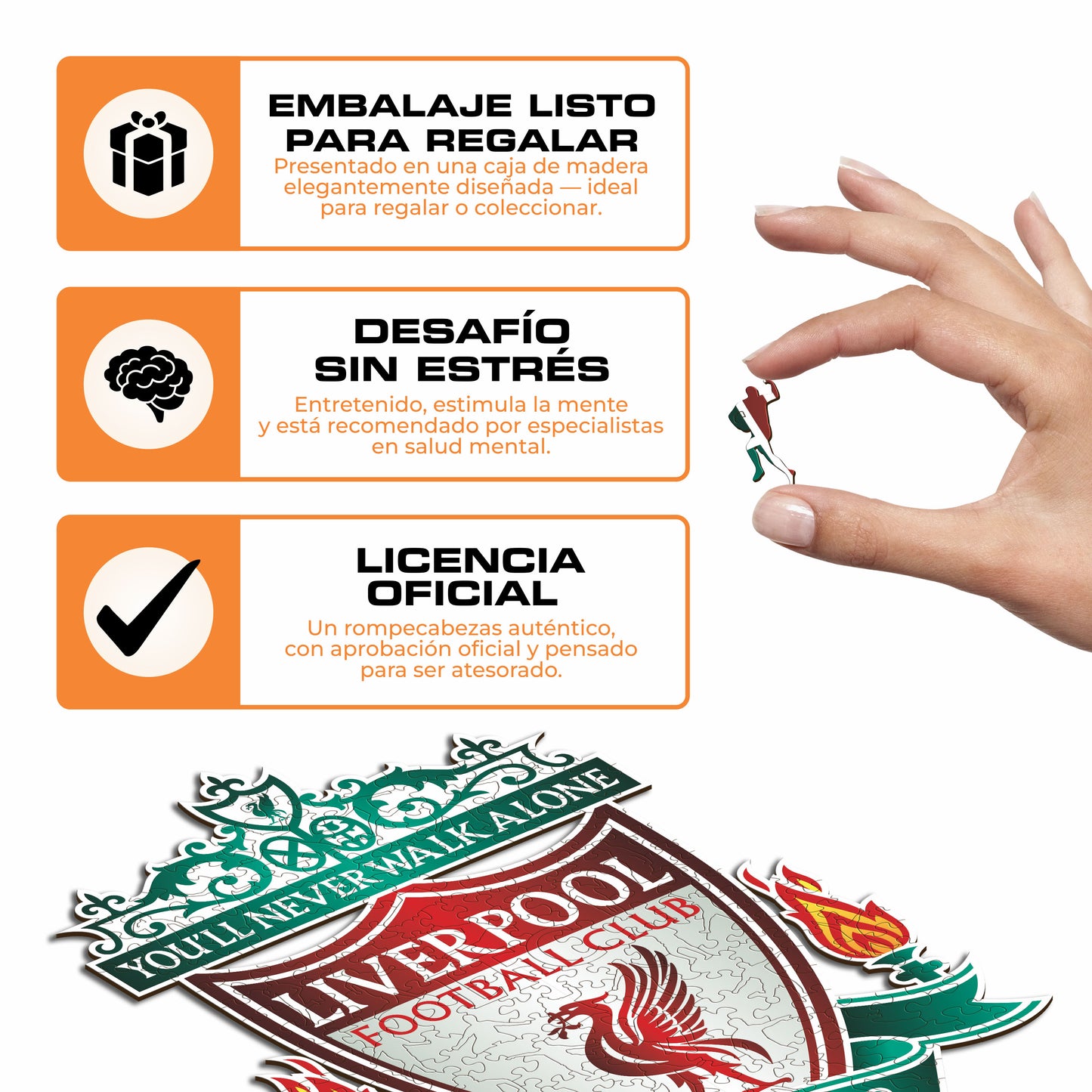 Liverpool FC® Escudo - Rompecabezas de Madera