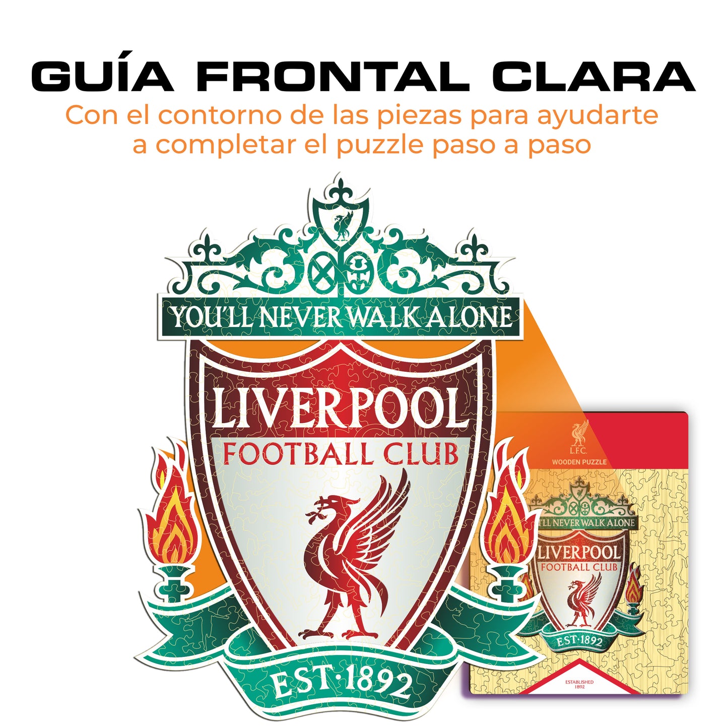 Liverpool FC® Escudo - Rompecabezas de Madera