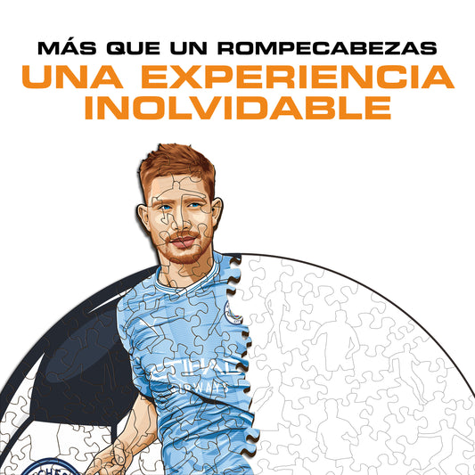 Kevin De Bruyne - Rompecabezas de Madera