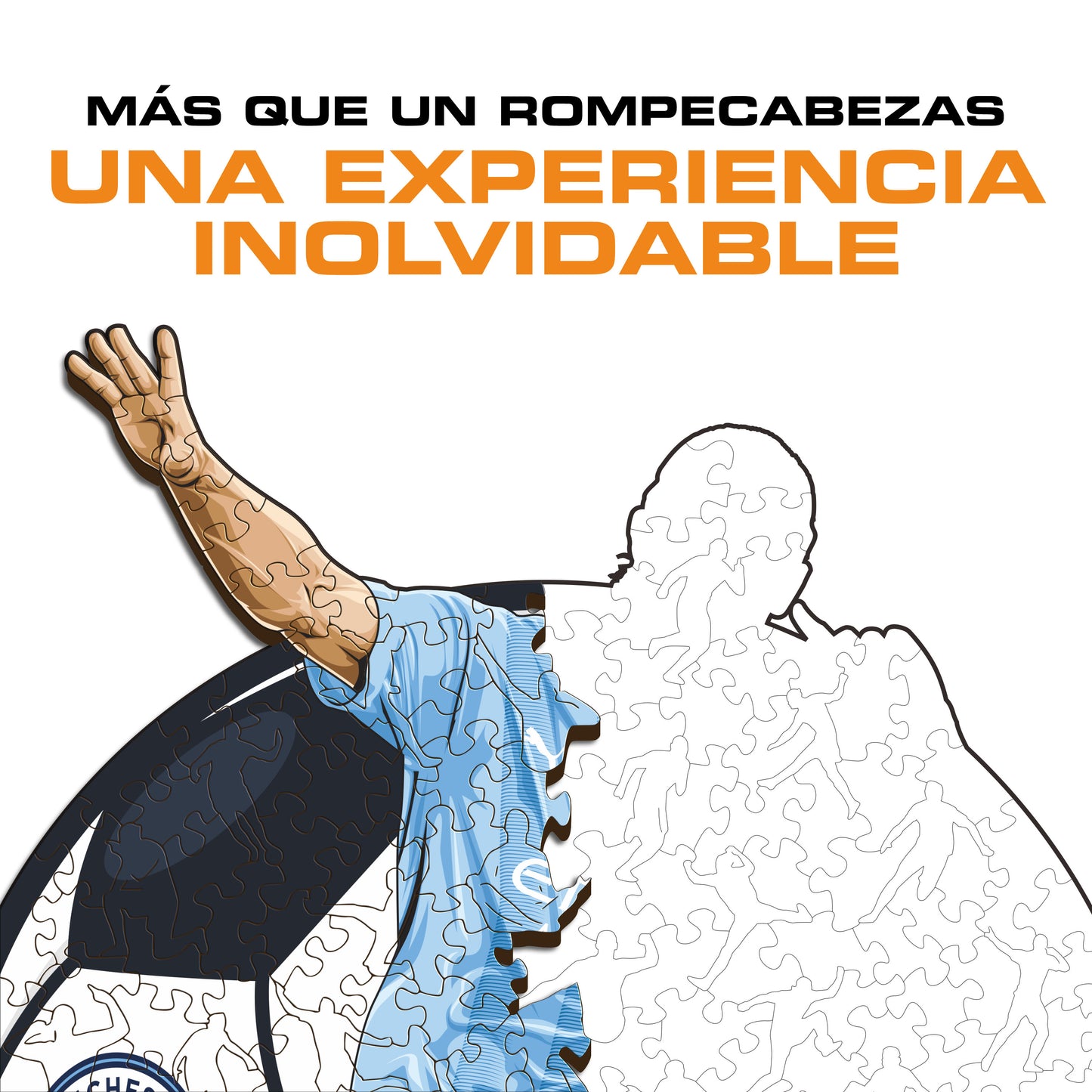 Erling Haaland - Rompecabezas de Madera