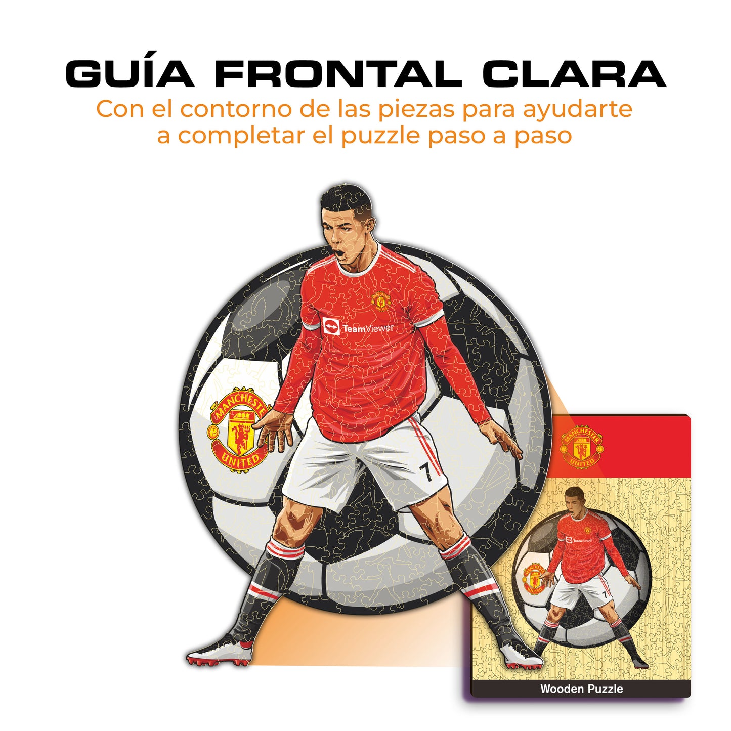 Cristiano Ronaldo - Rompecabezas de Madera