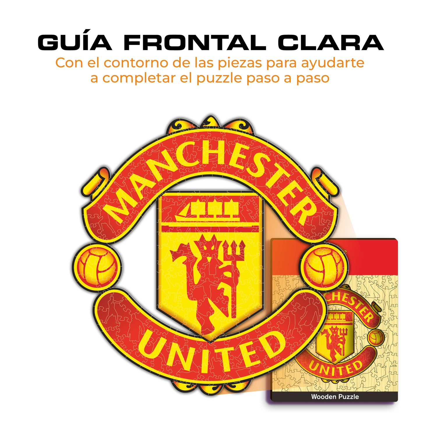 Manchester United FC® Escudo - Rompecabezas de Madera