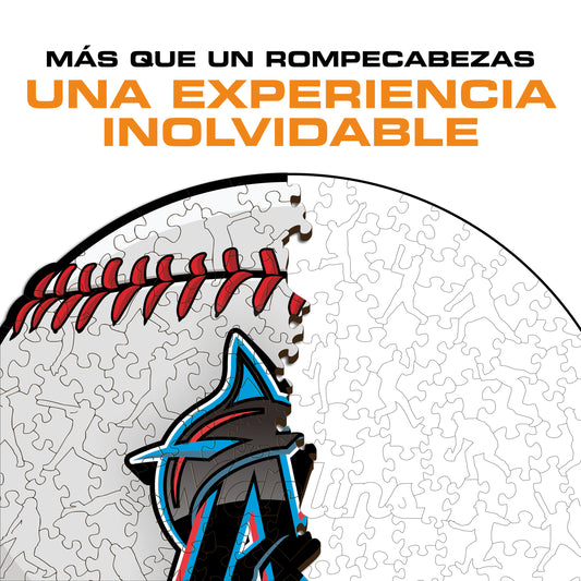 Miami Marlins™ - Rompecabezas de Madera