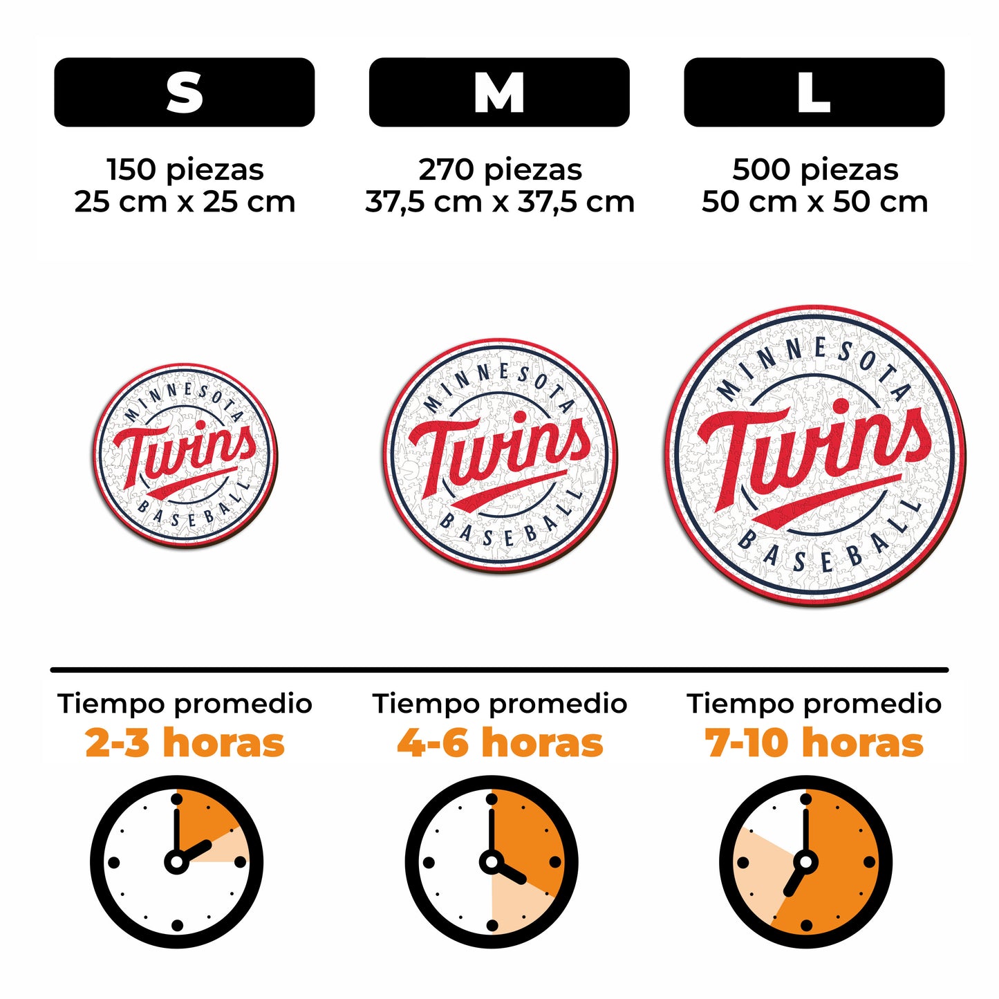 Minnesota Twins™ - Rompecabezas de Madera