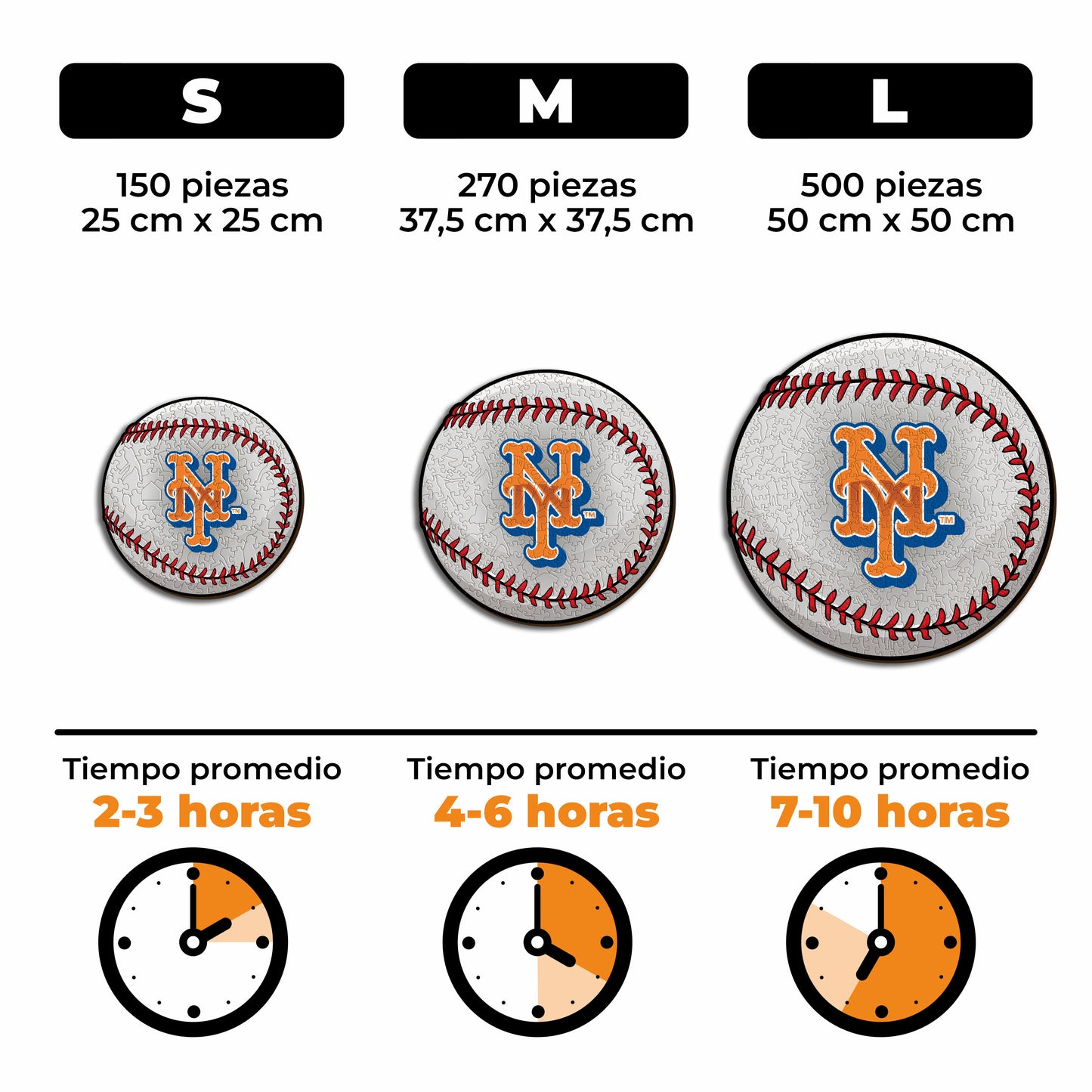 New York Mets™ - Rompecabezas de Madera