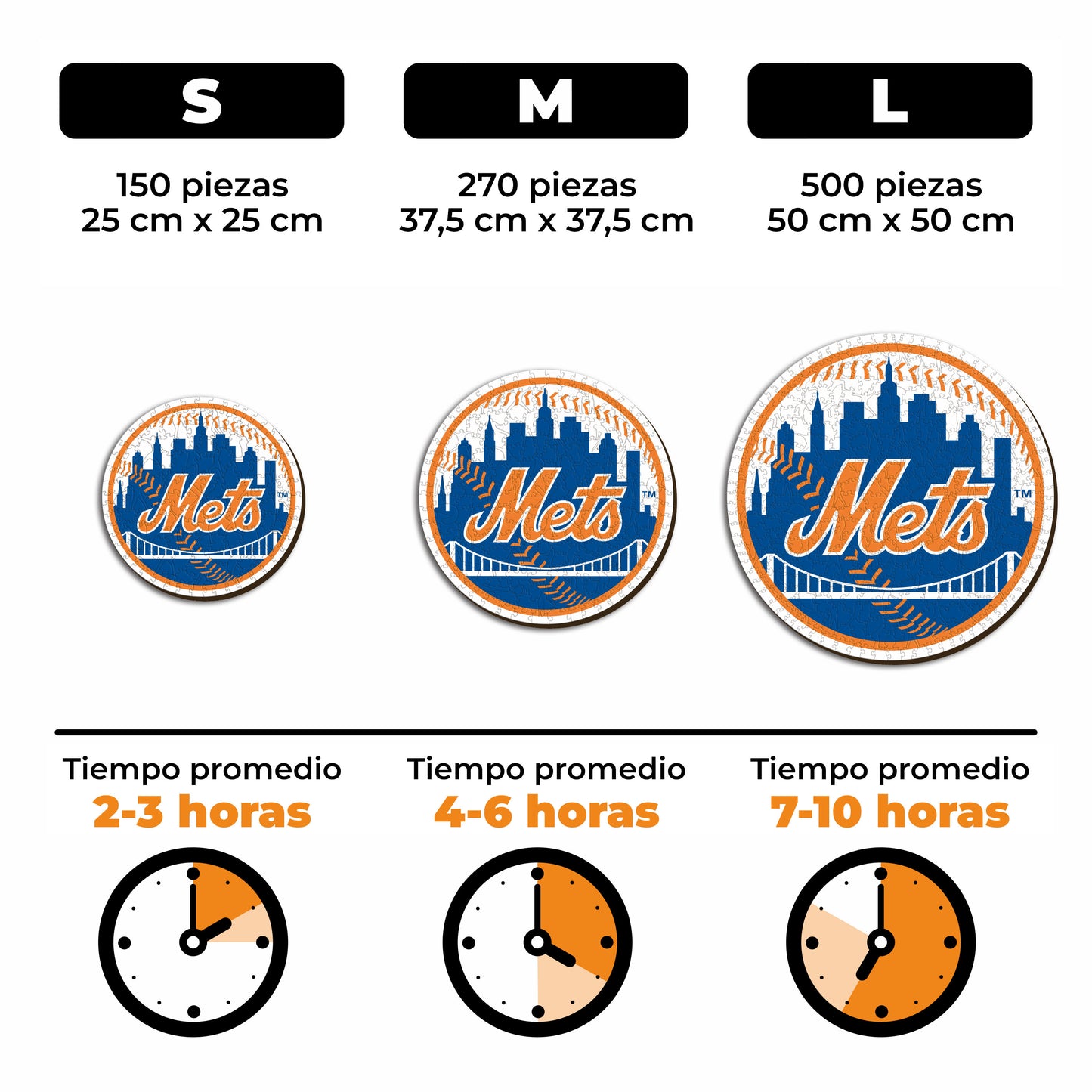 New York Mets™ - Rompecabezas de Madera