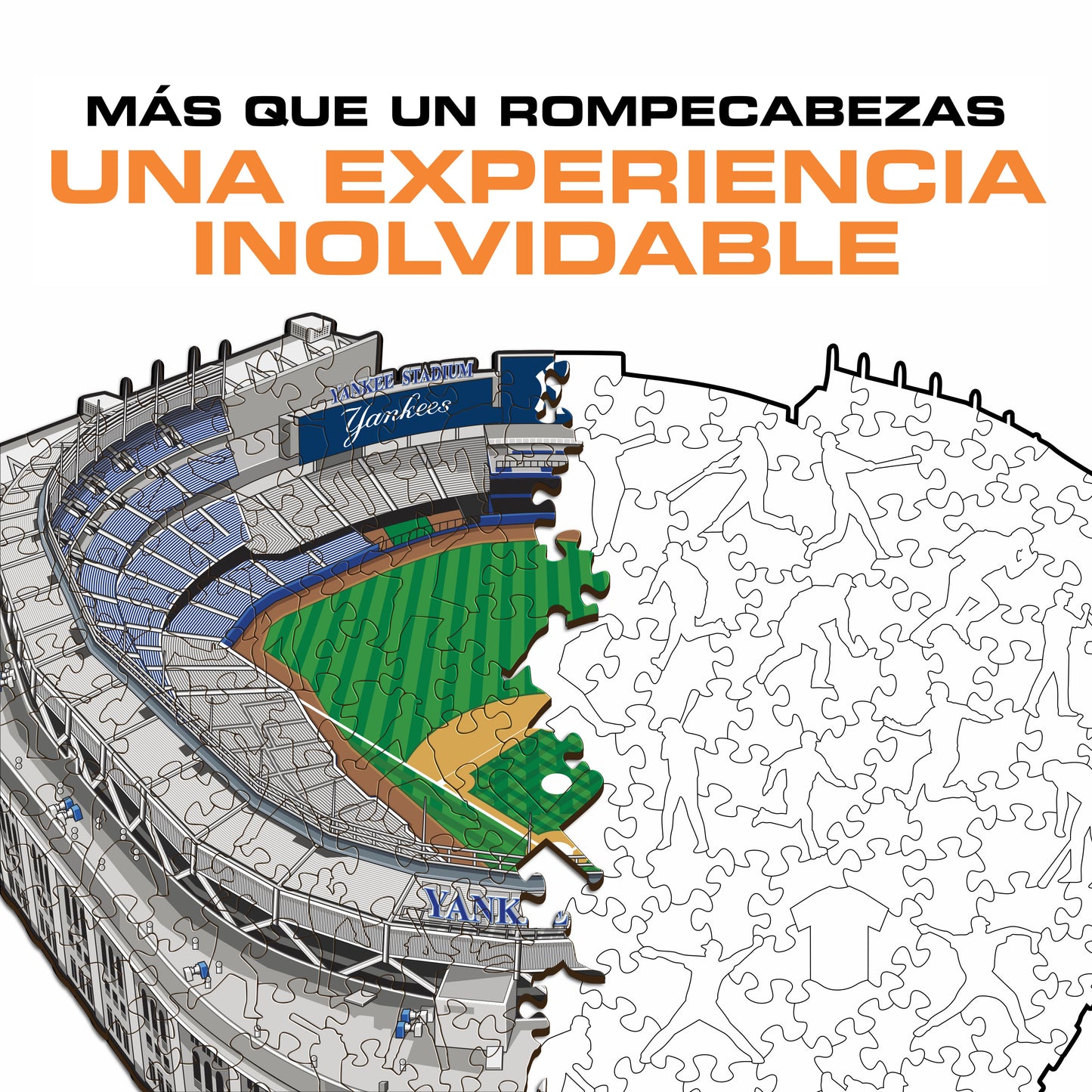 New York Yankees™ Estadio - Rompecabezas de Madera