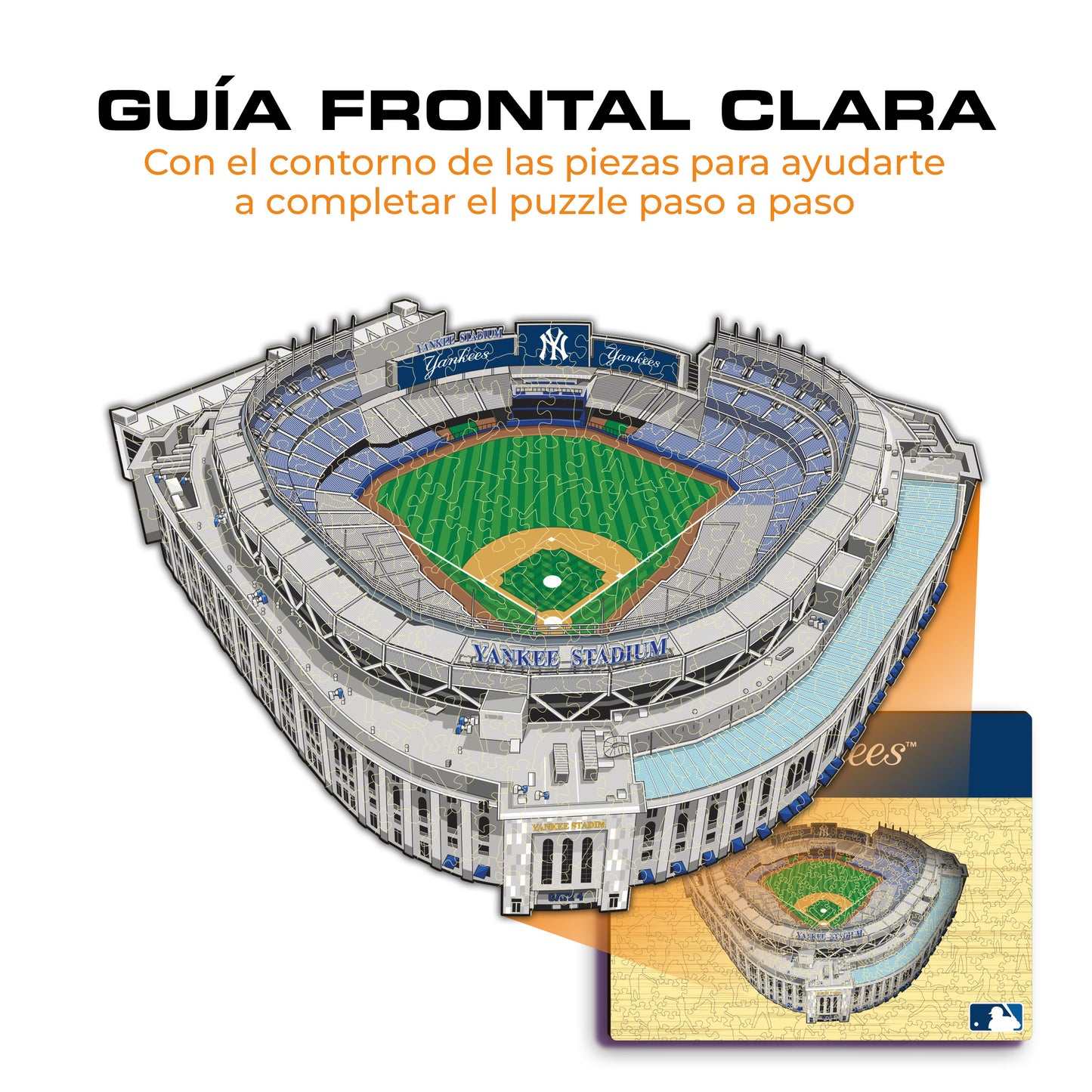 New York Yankees™ Estadio - Rompecabezas de Madera