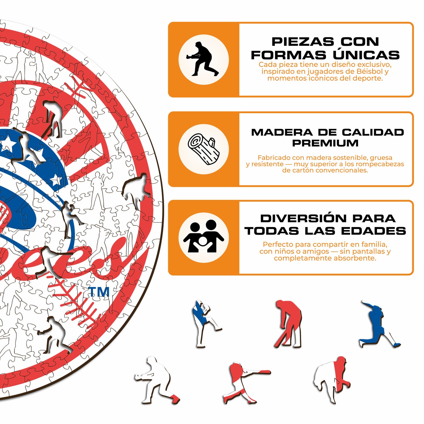 New York Yankees™ - Rompecabezas de Madera