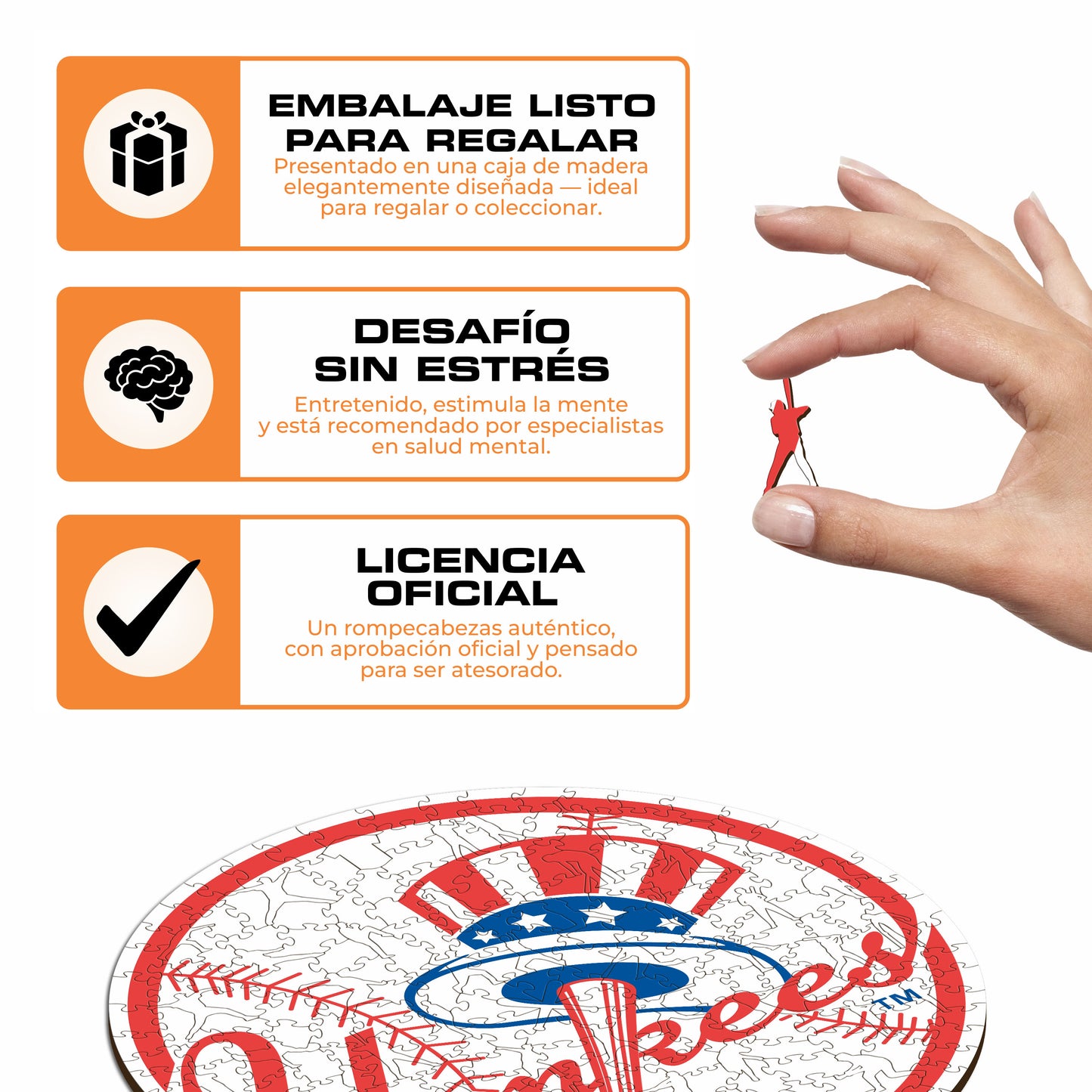 New York Yankees™ - Rompecabezas de Madera