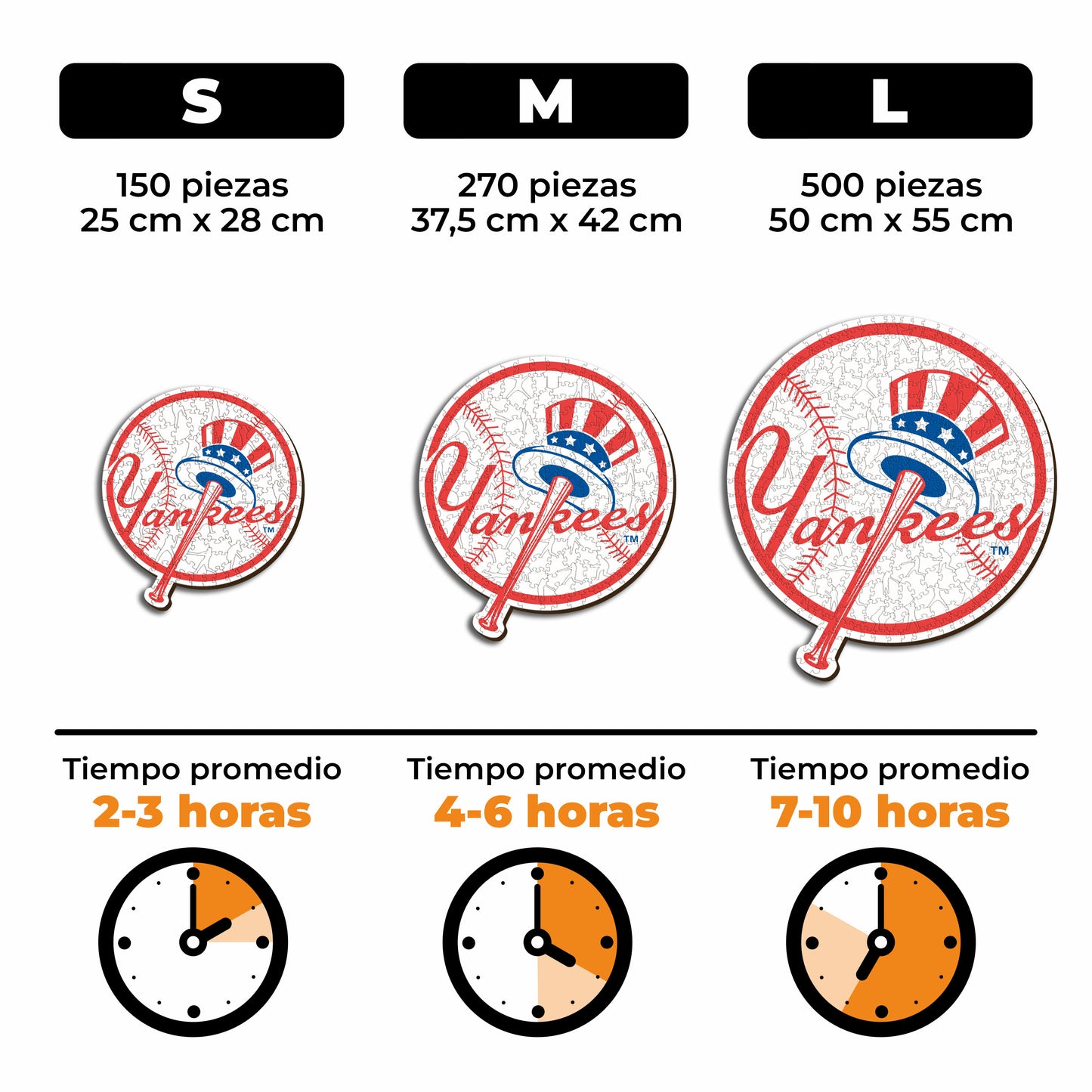 New York Yankees™ - Rompecabezas de Madera