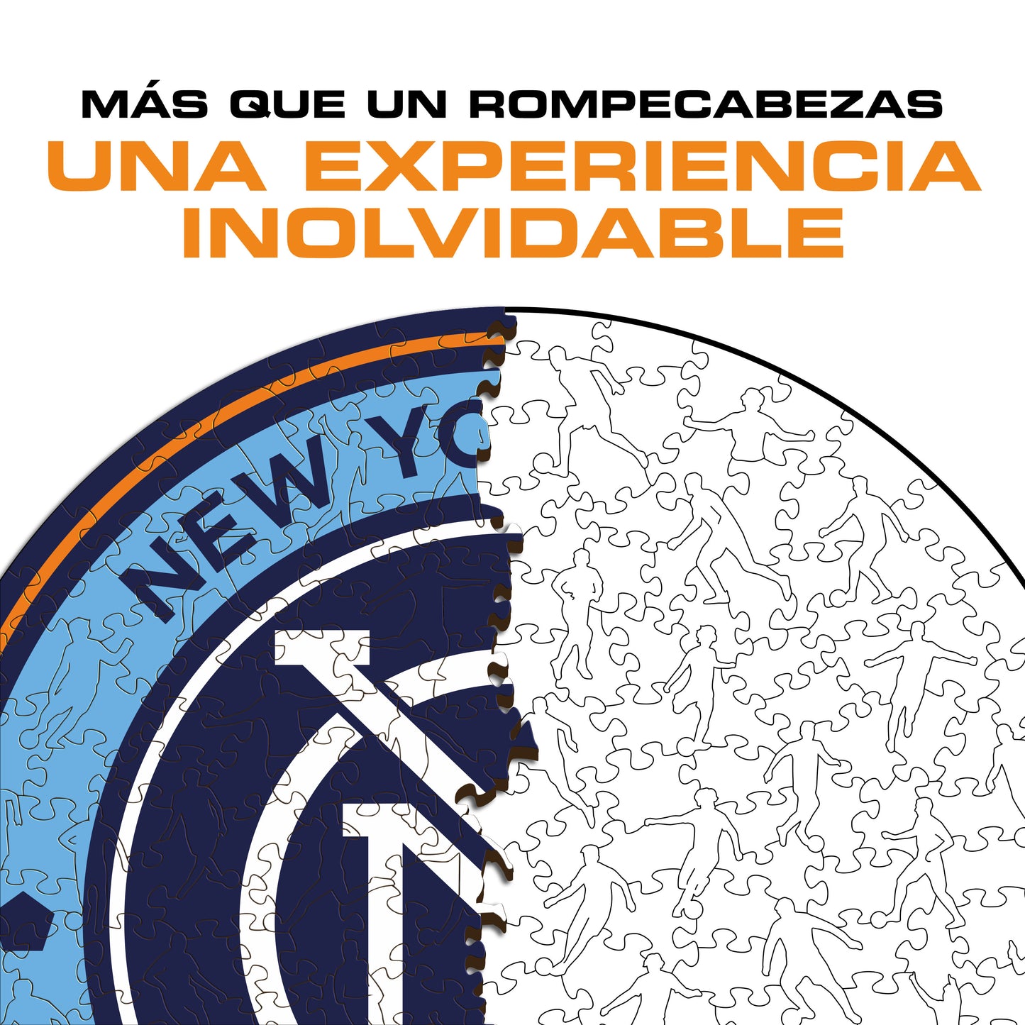 New York City FC® Escudo - Rompecabezas de Madera