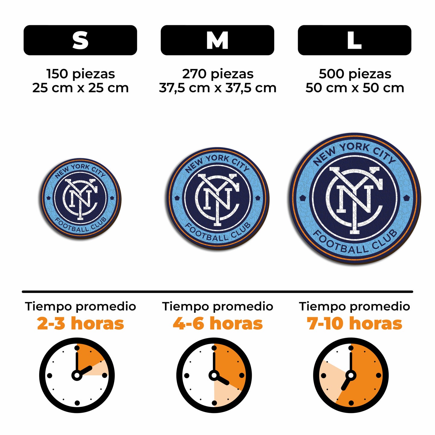 New York City FC® Escudo - Rompecabezas de Madera