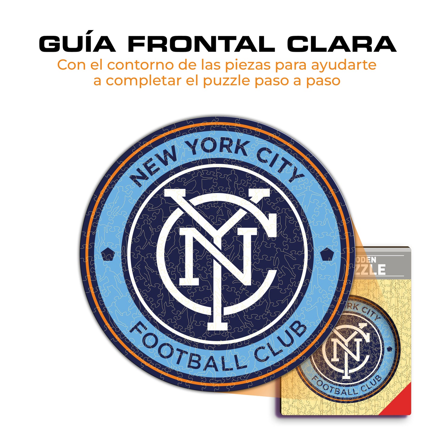 New York City FC® Escudo - Rompecabezas de Madera