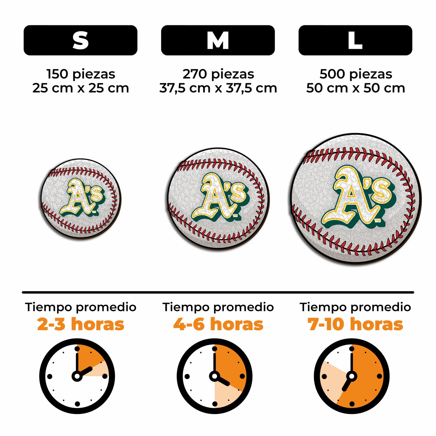 Oakland Athletics™ - Rompecabezas de Madera