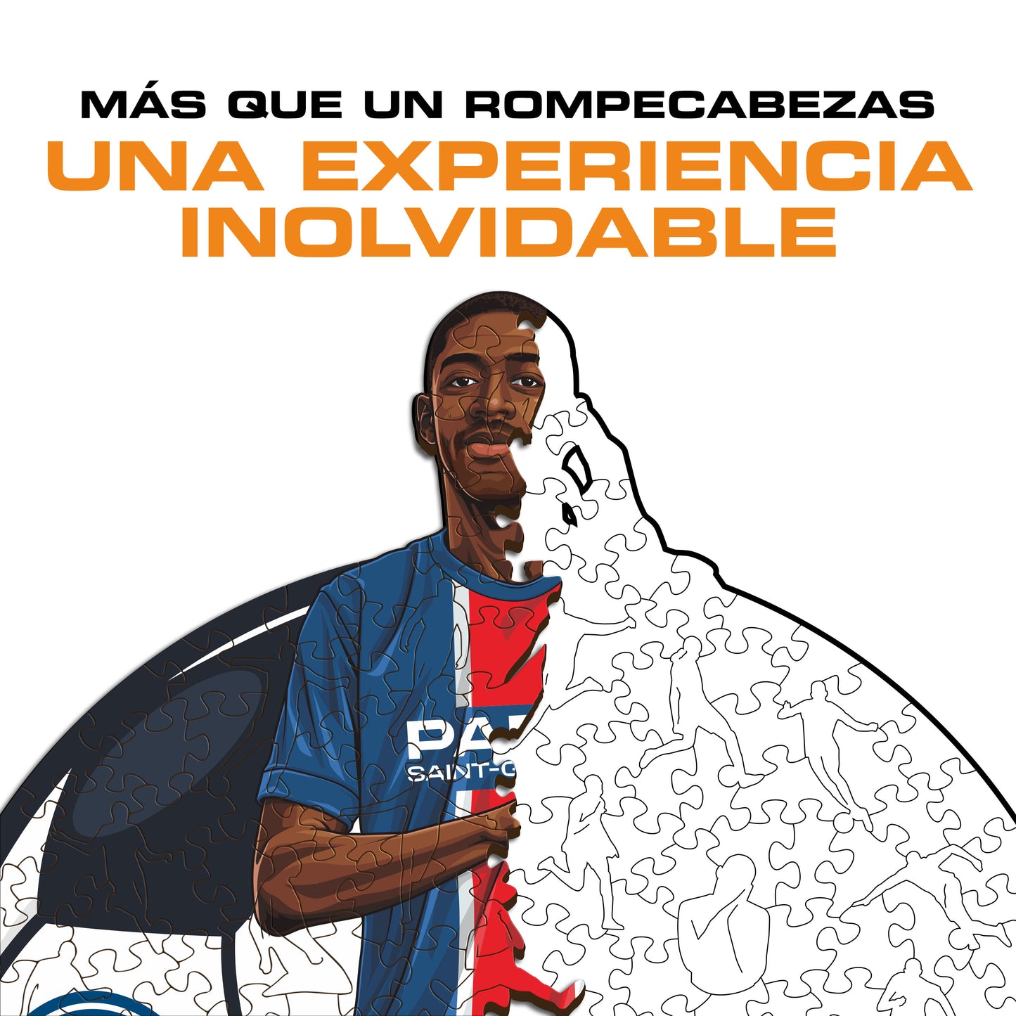 Ousmane Dembélé - Rompecabezas de Madera