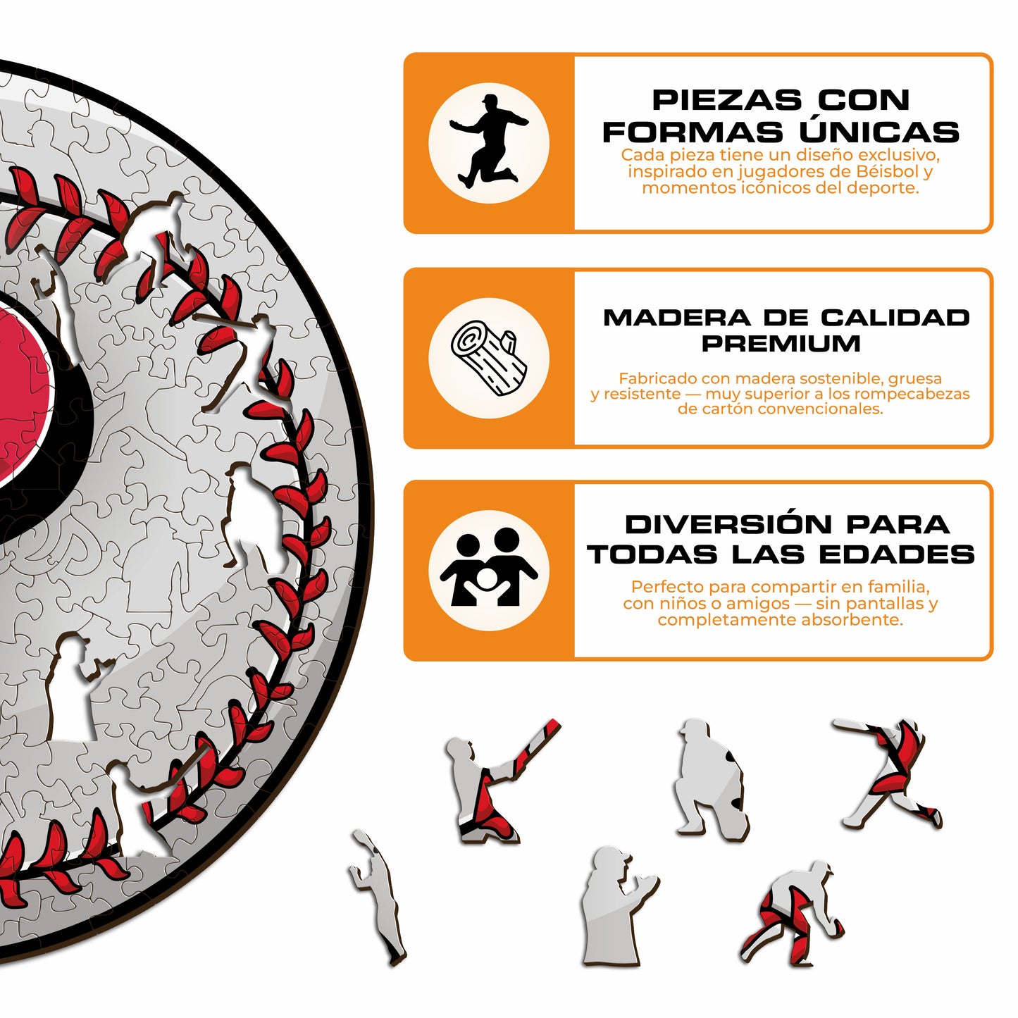 Philadelphia Phillies™ - Rompecabezas de Madera