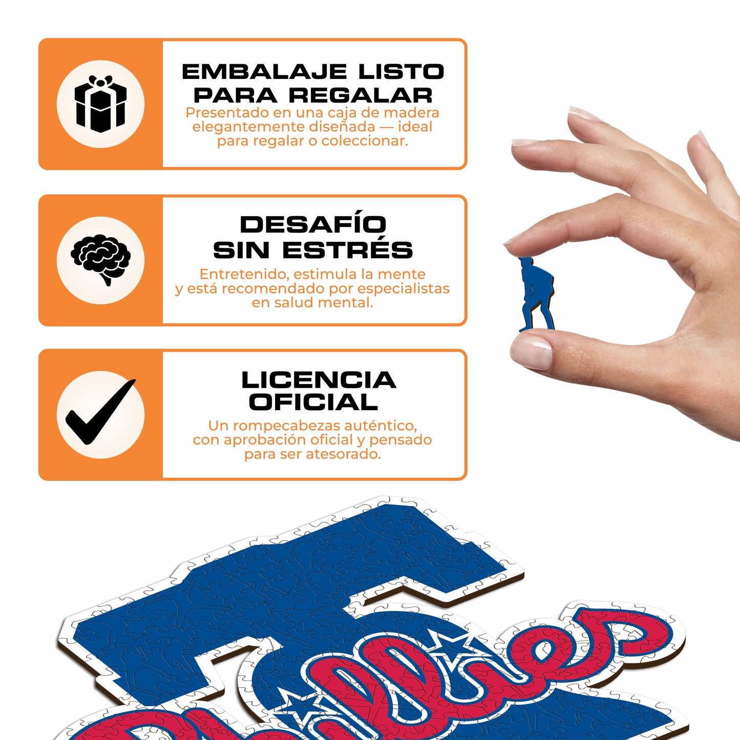 Philadelphia Phillies™ - Rompecabezas de Madera
