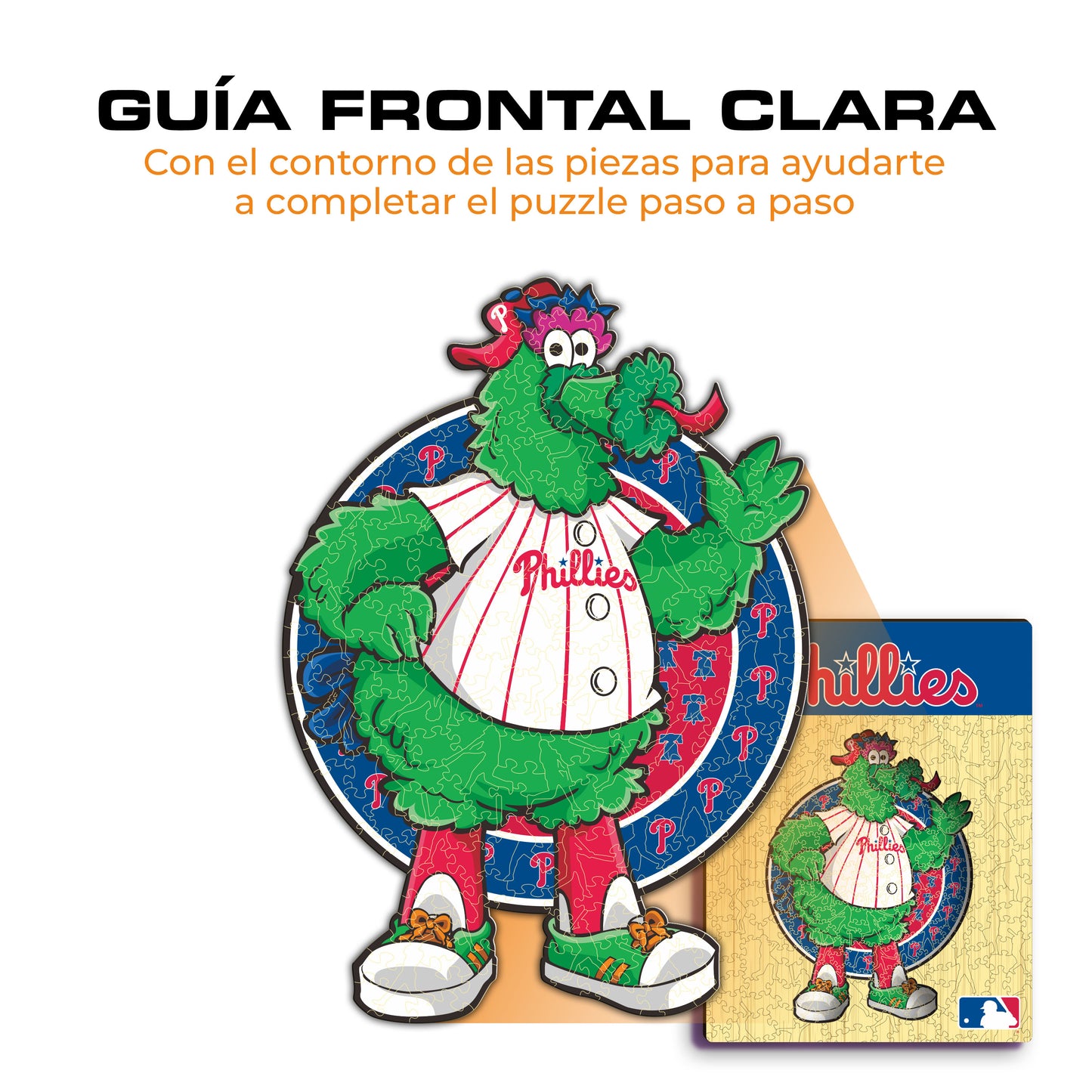 Philadelphia Phillies™ Mascota - Rompecabezas de Madera