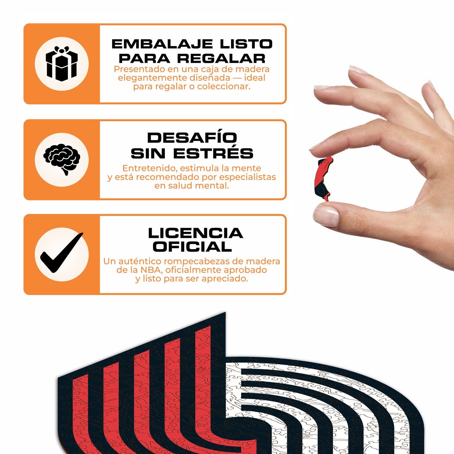 Portland Trail Blazers™ - Rompecabezas de Madera