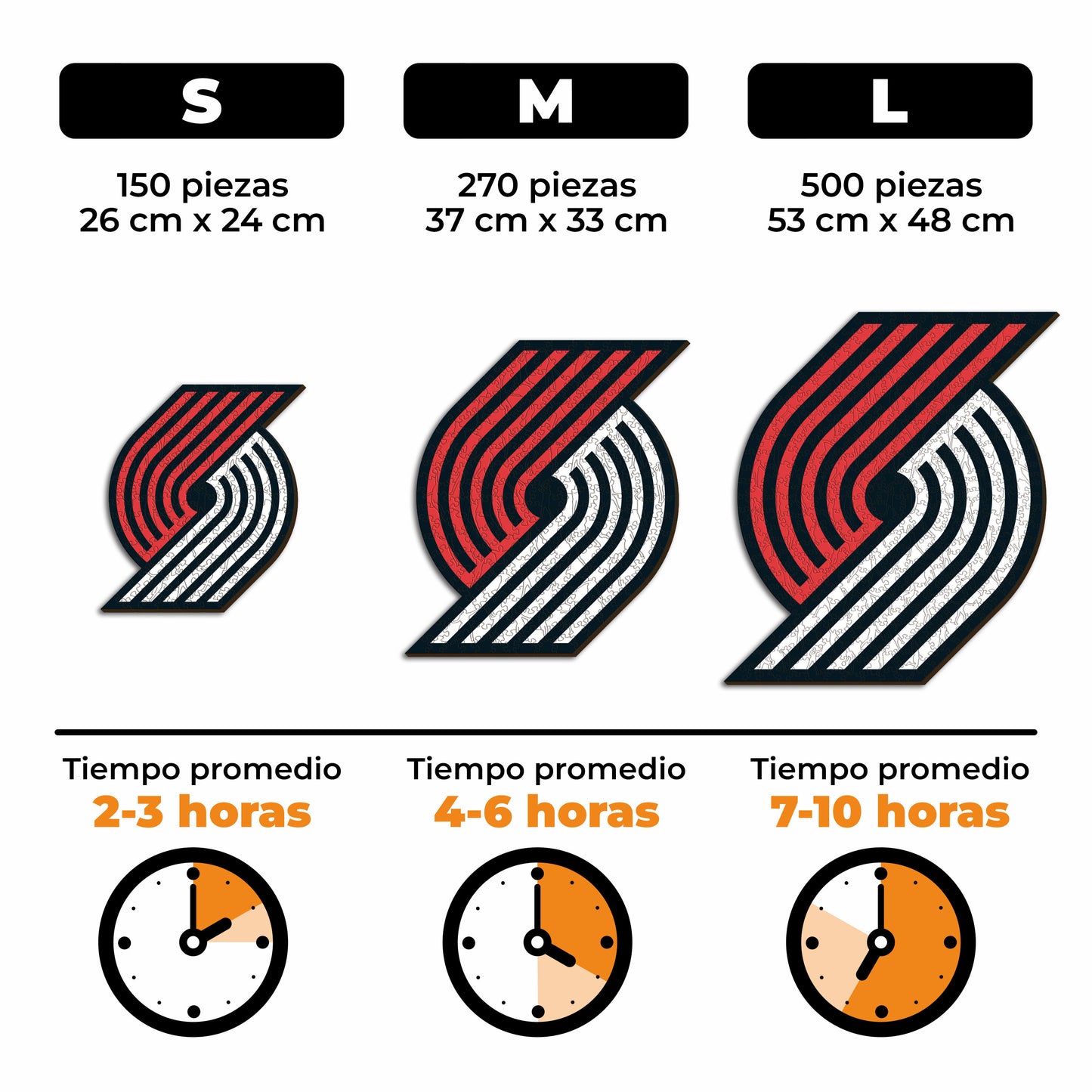 Portland Trail Blazers™ - Rompecabezas de Madera