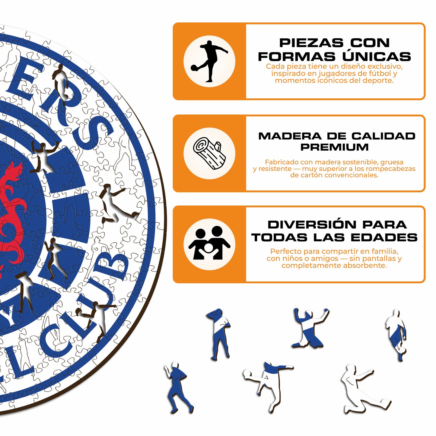 Rangers FC® Escudo - Rompecabezas de Madera