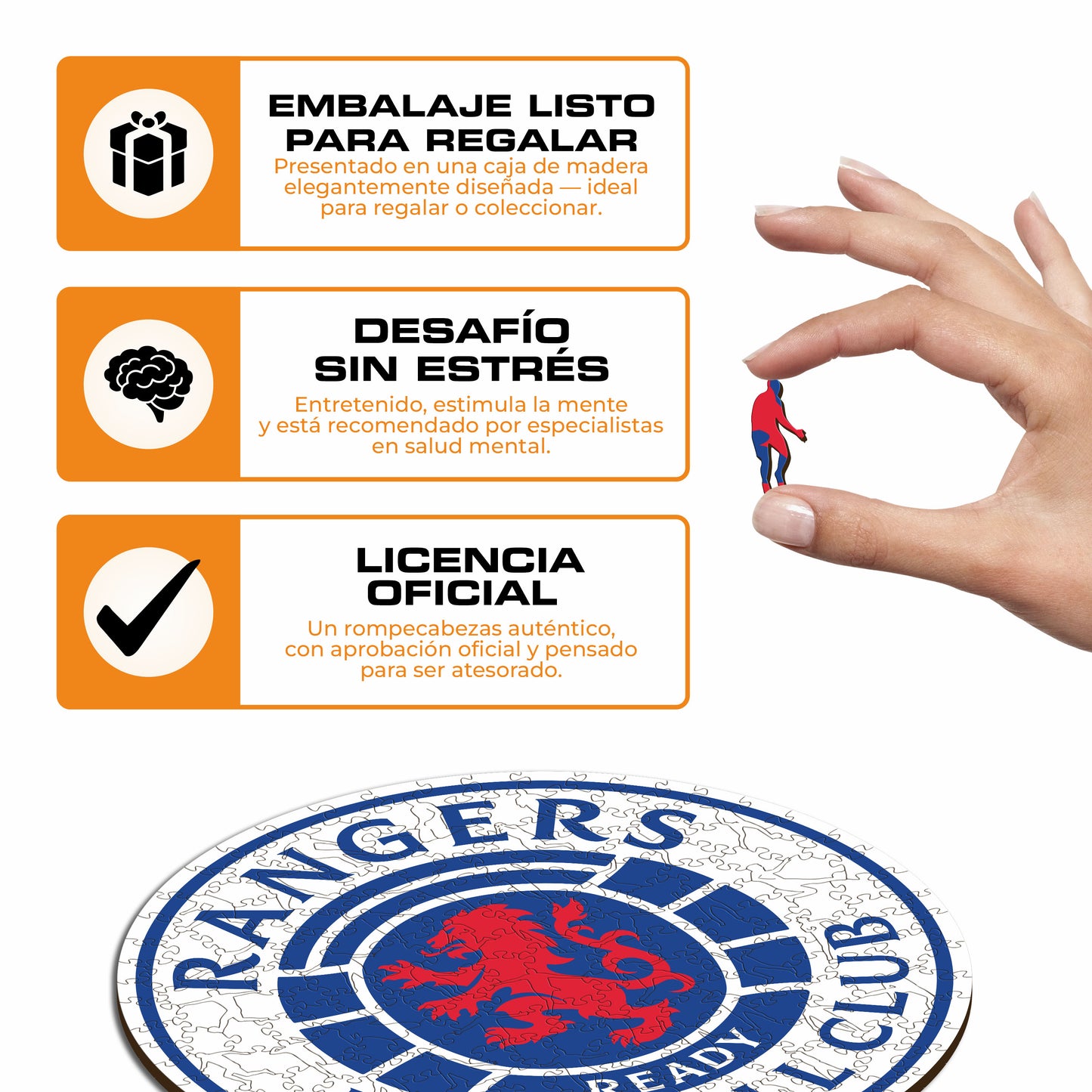 Rangers FC® Escudo - Rompecabezas de Madera