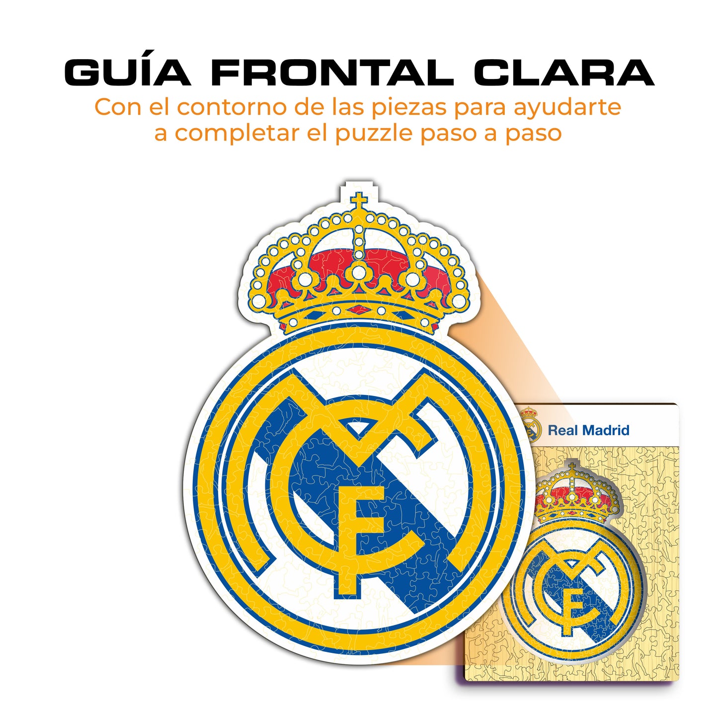 Real Madrid CF® Escudo - Rompecabezas de Madera