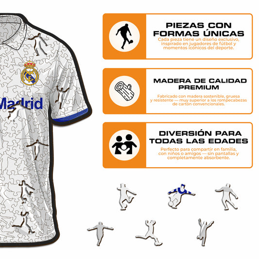 Real Madrid CF® Jersey - Rompecabezas de Madera