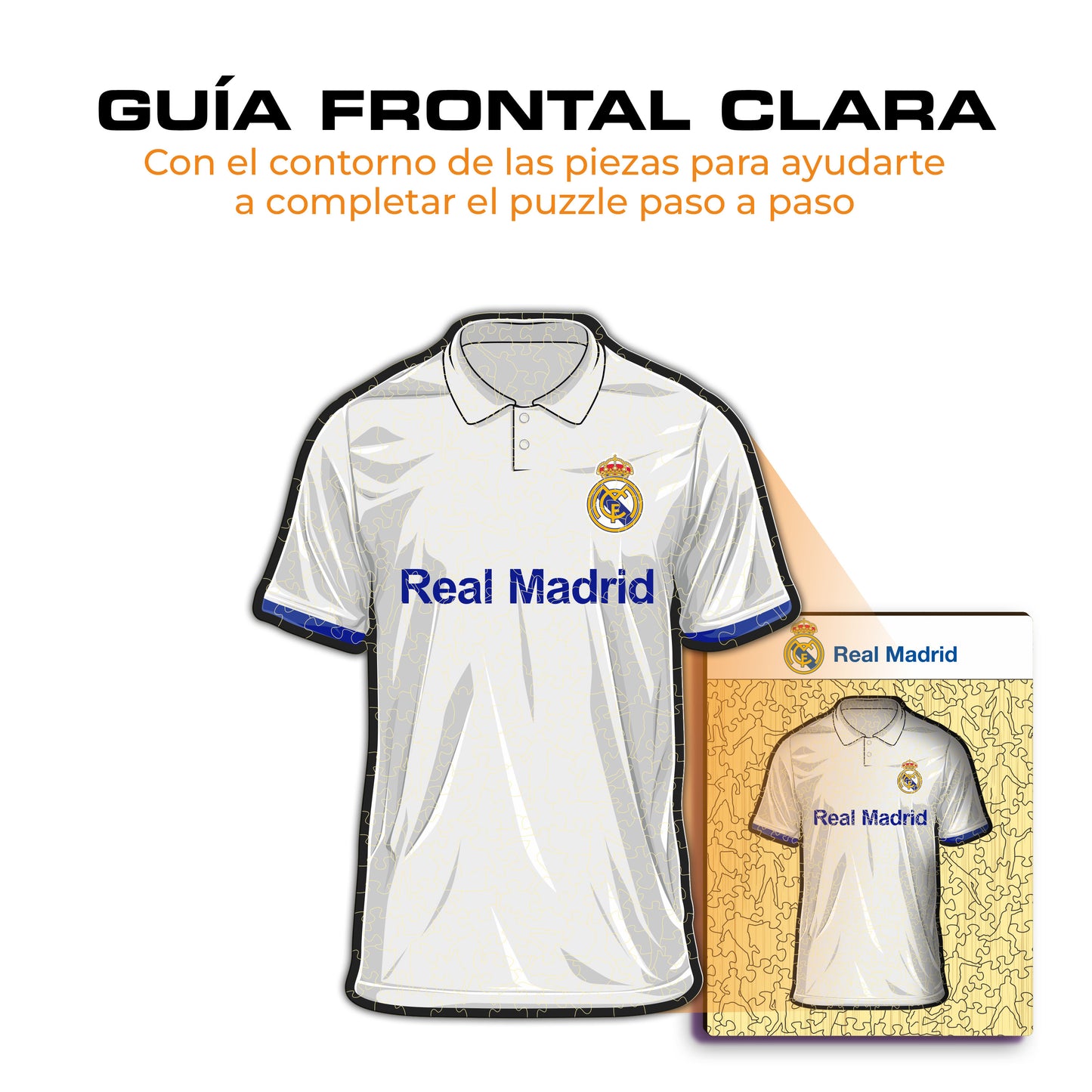 Real Madrid CF® Jersey - Rompecabezas de Madera