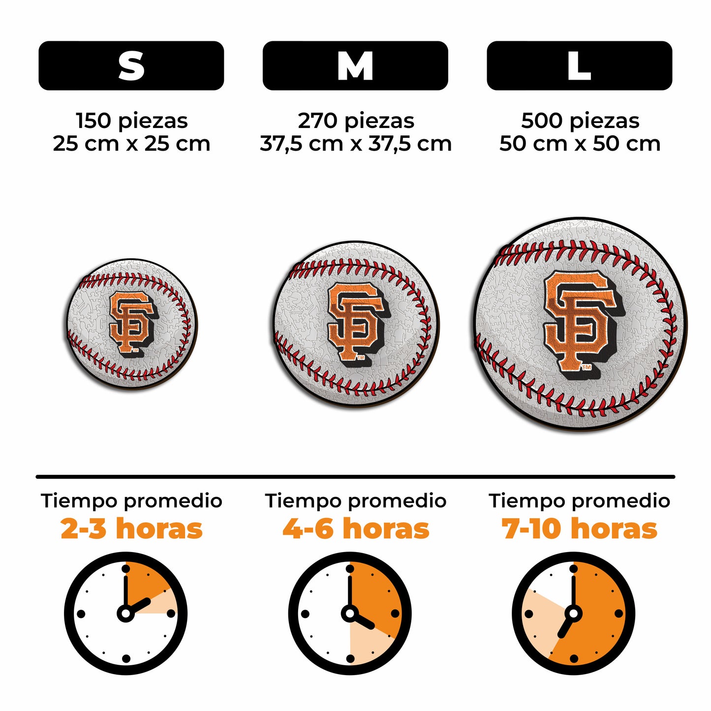 San Francisco Giants™ - Rompecabezas de Madera