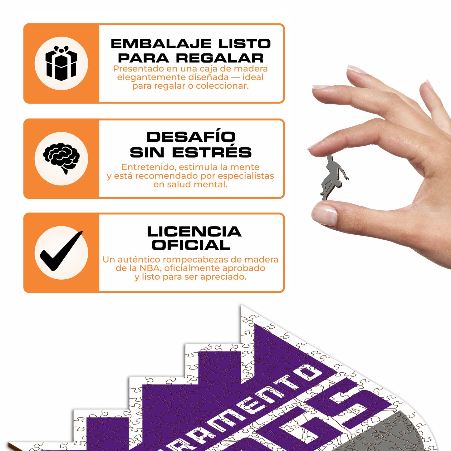 Sacramento Kings™ - Rompecabezas de Madera