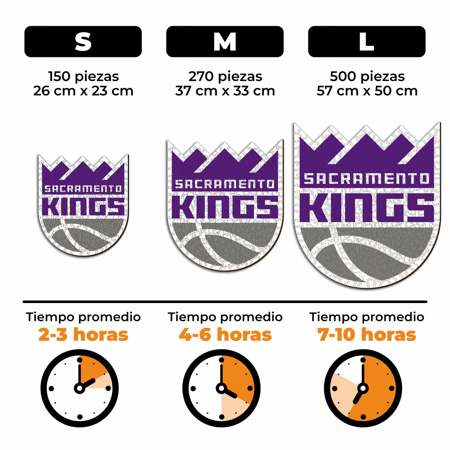 Sacramento Kings™ - Rompecabezas de Madera