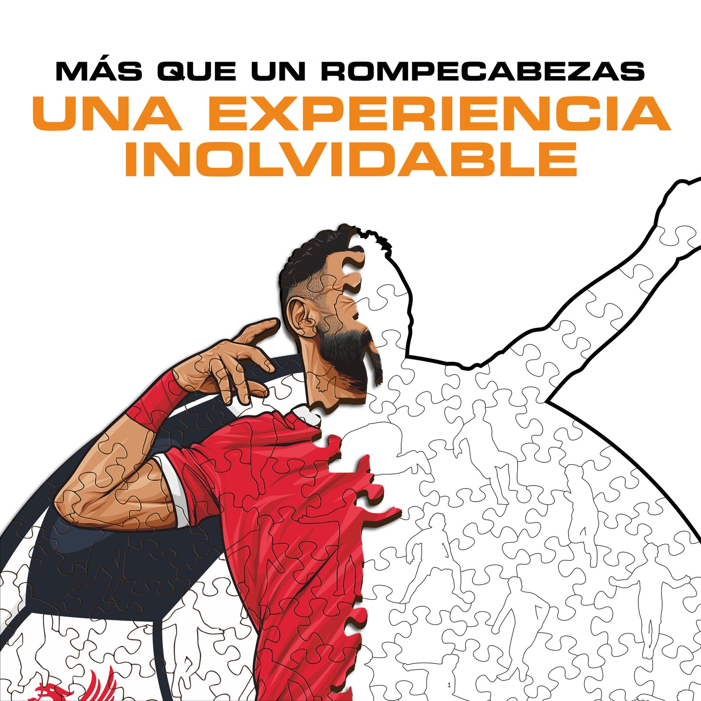 Mohamed Salah - Rompecabezas de Madera
