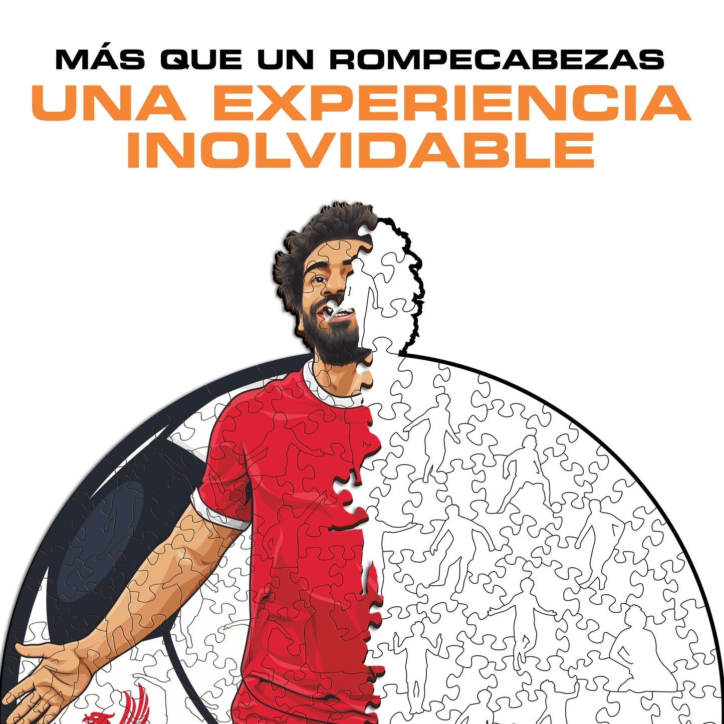 Mohamed Salah - Rompecabezas de Madera