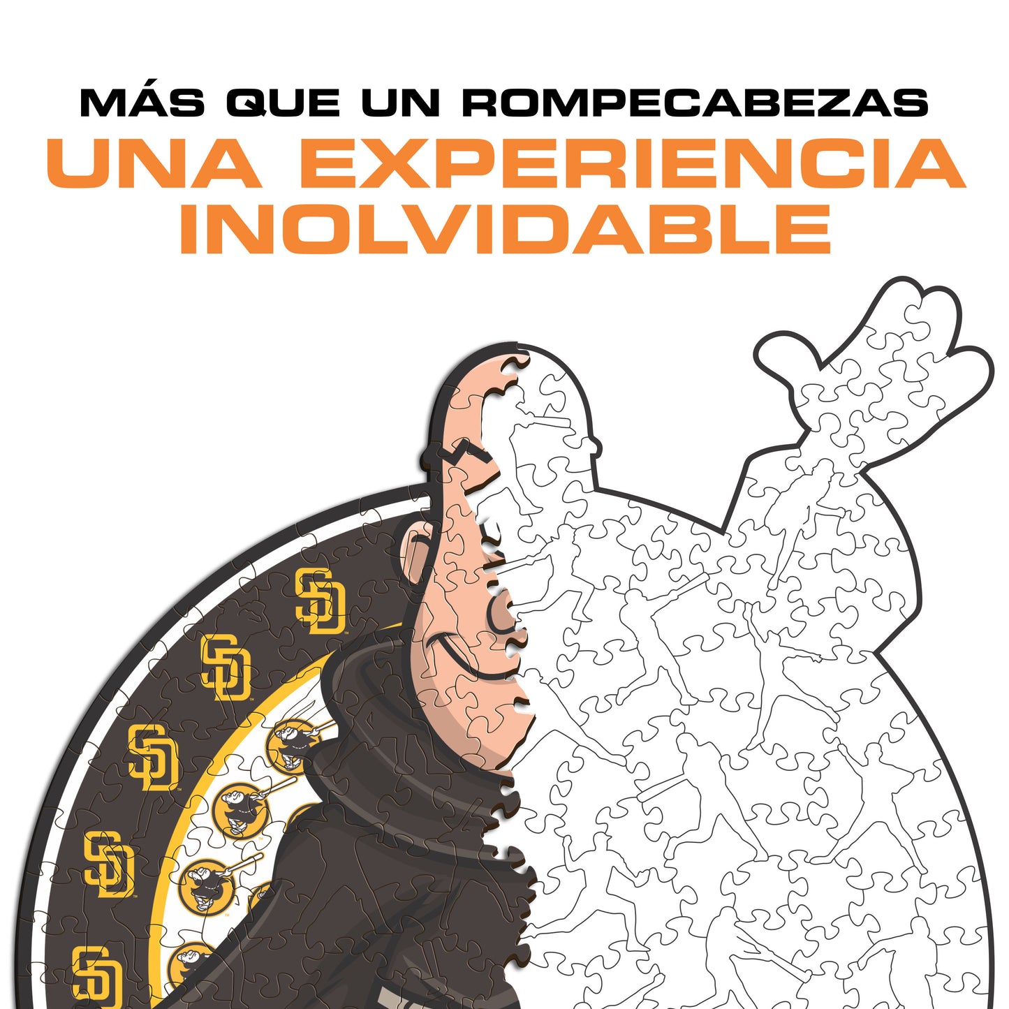 San Diego Padres™ Mascota - Rompecabezas de Madera