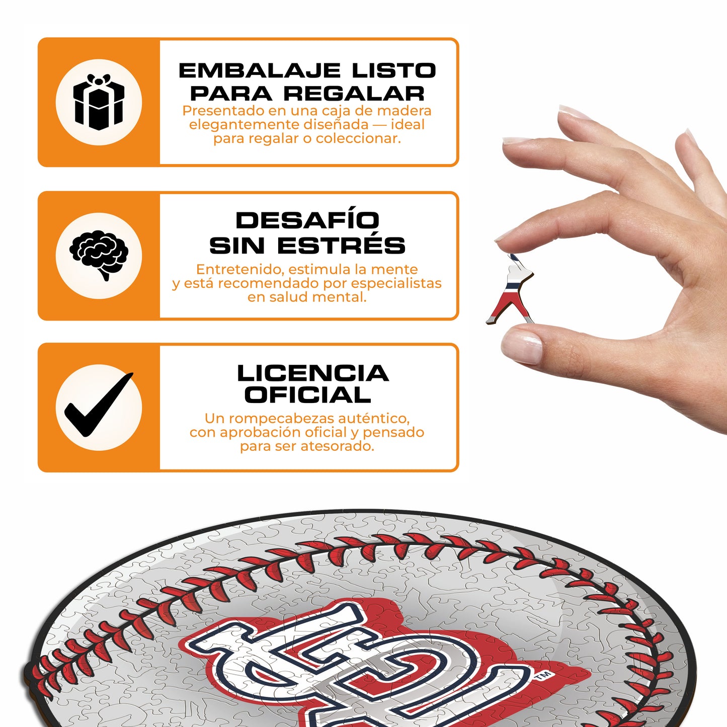 St. Louis Cardinals™ - Rompecabezas de Madera