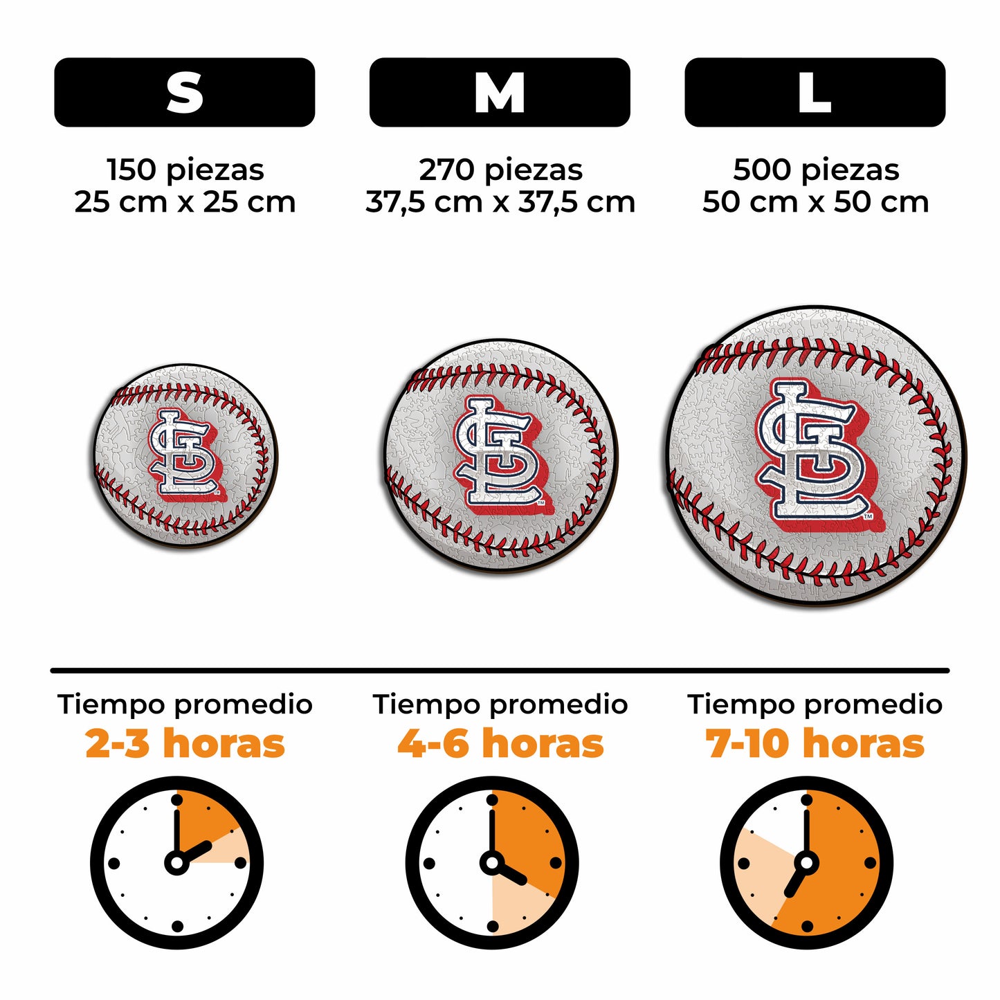 St. Louis Cardinals™ - Rompecabezas de Madera