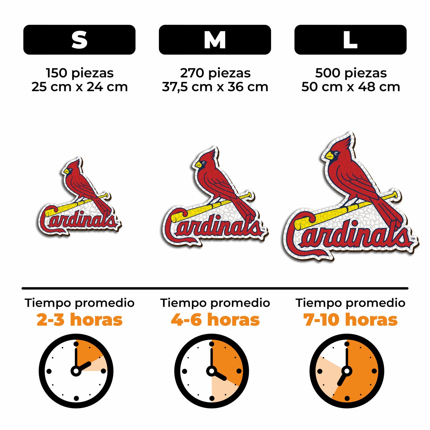 St. Louis Cardinals™ - Rompecabezas de Madera