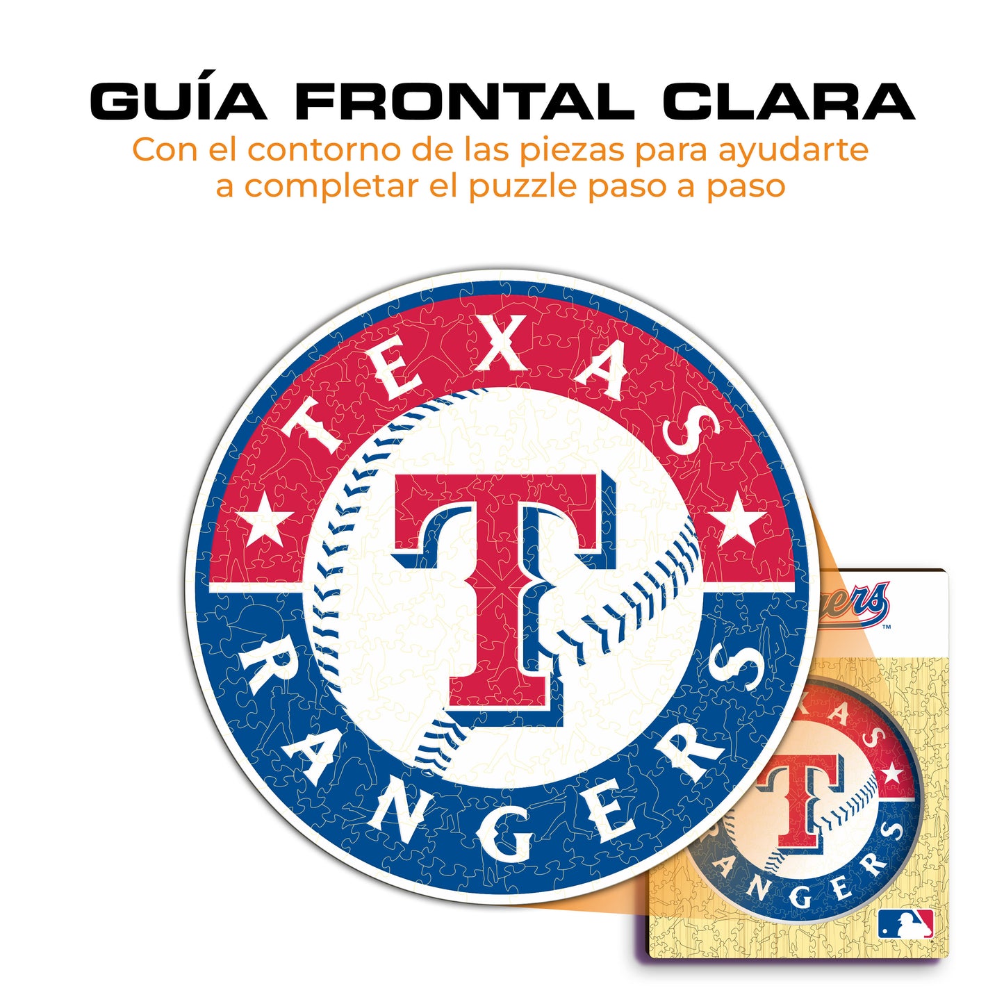 Texas Rangers™ - Rompecabezas de Madera