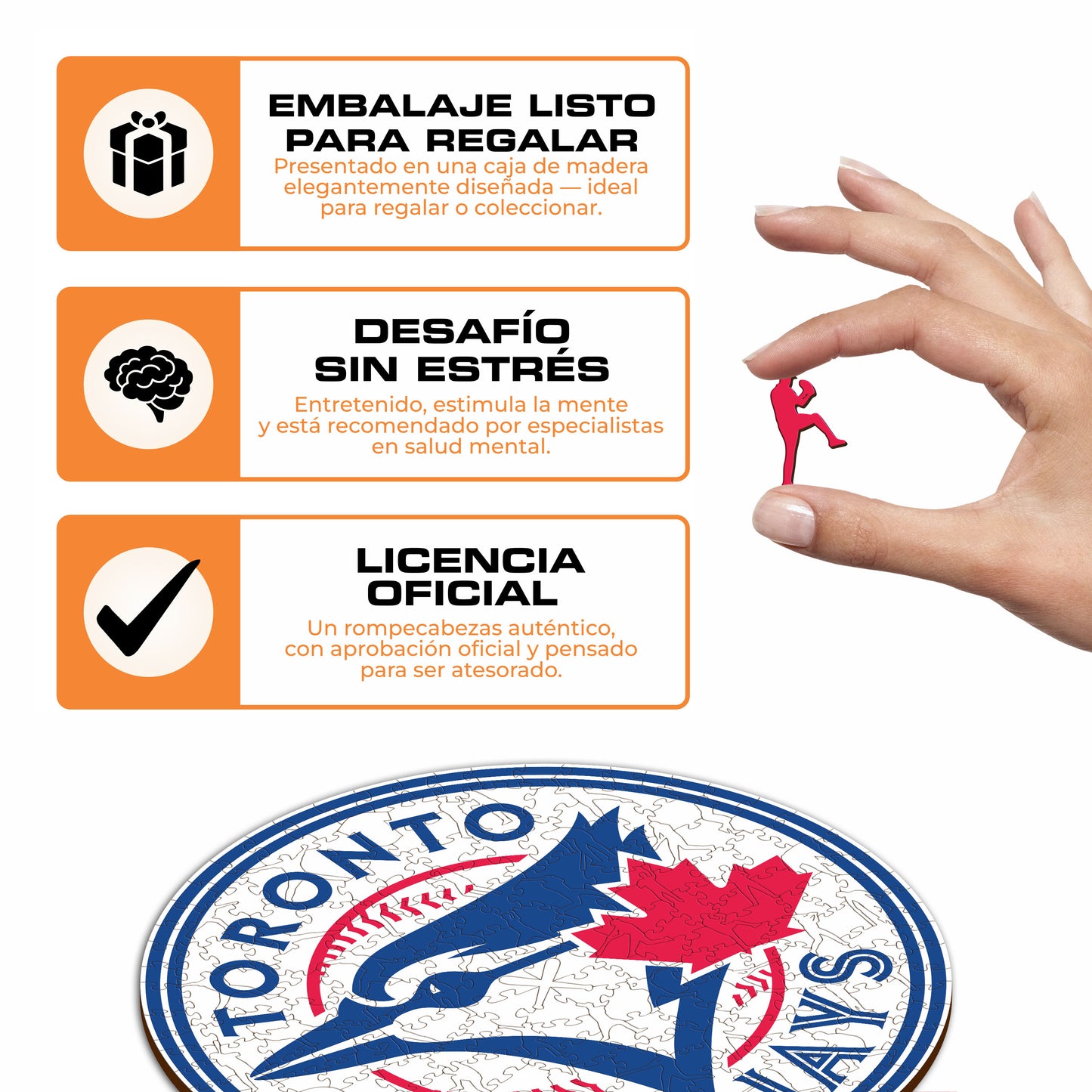 Toronto Blue Jays™ - Rompecabezas de Madera