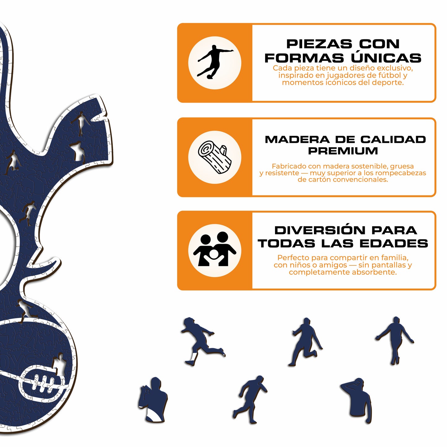 Tottenham Hotspur FC® Escudo - Rompecabezas de Madera