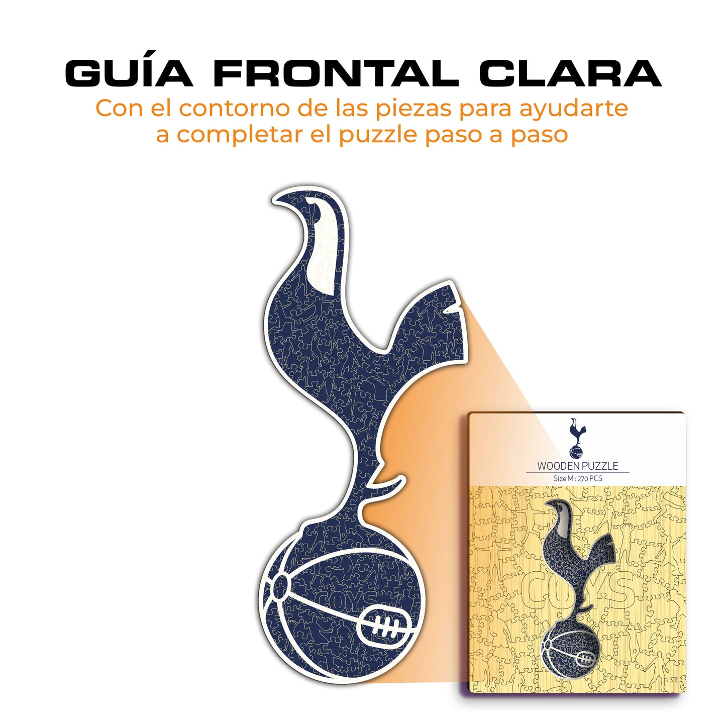 Tottenham Hotspur FC® Escudo - Rompecabezas de Madera
