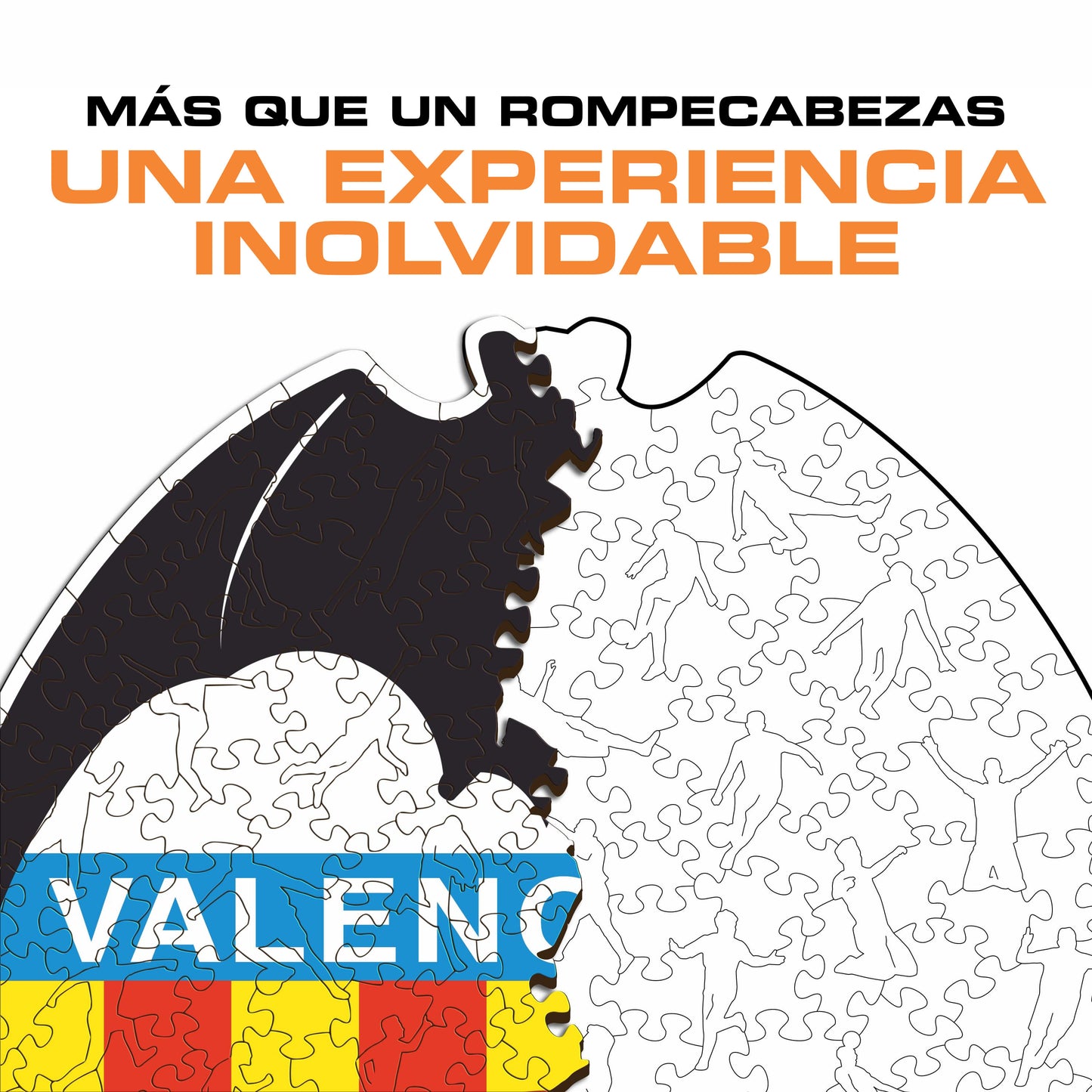 Valencia CF® Escudo - Rompecabezas de Madera